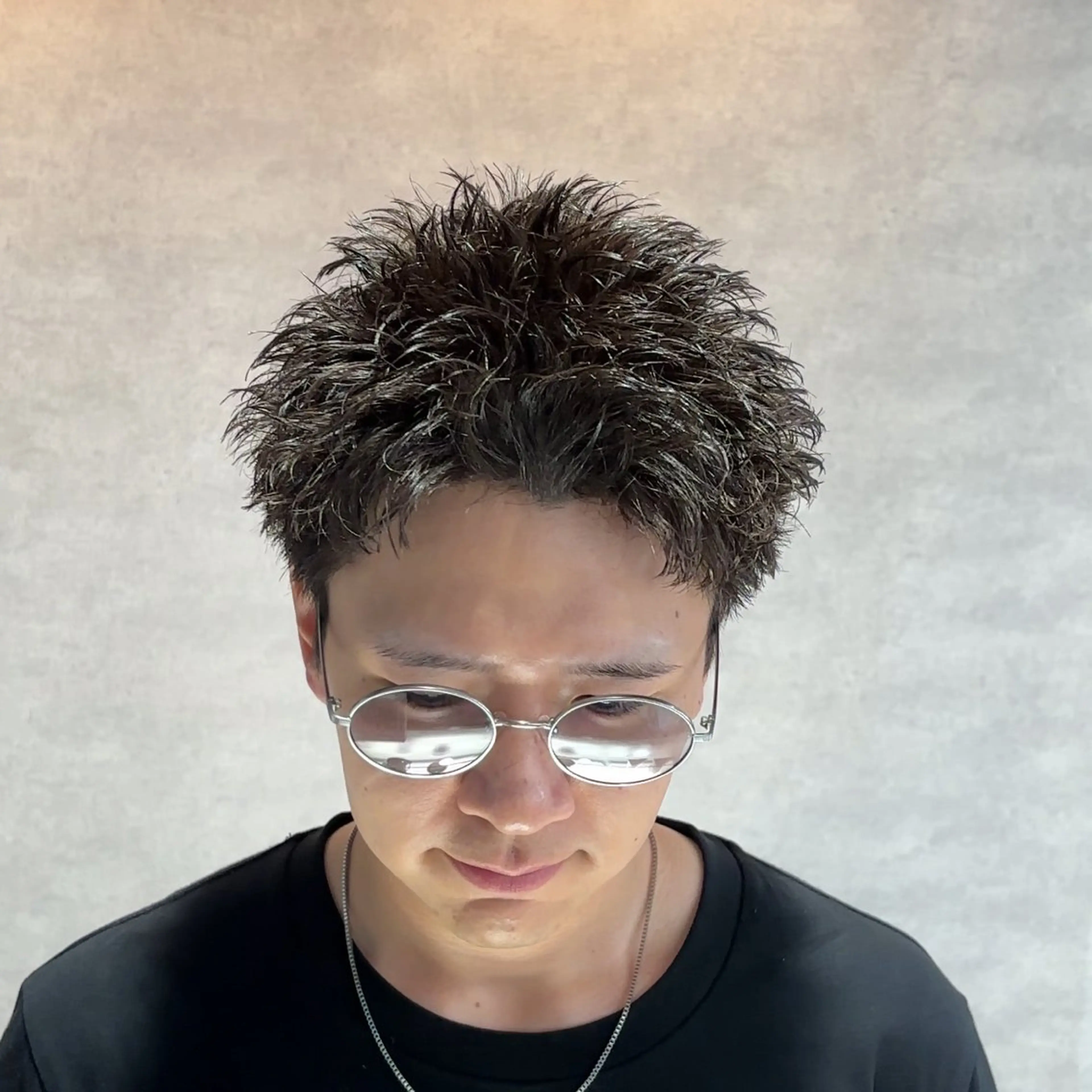 ショート カット パーマ パーマ指名率No1 メンズ特化ケイトのヘアスタイル