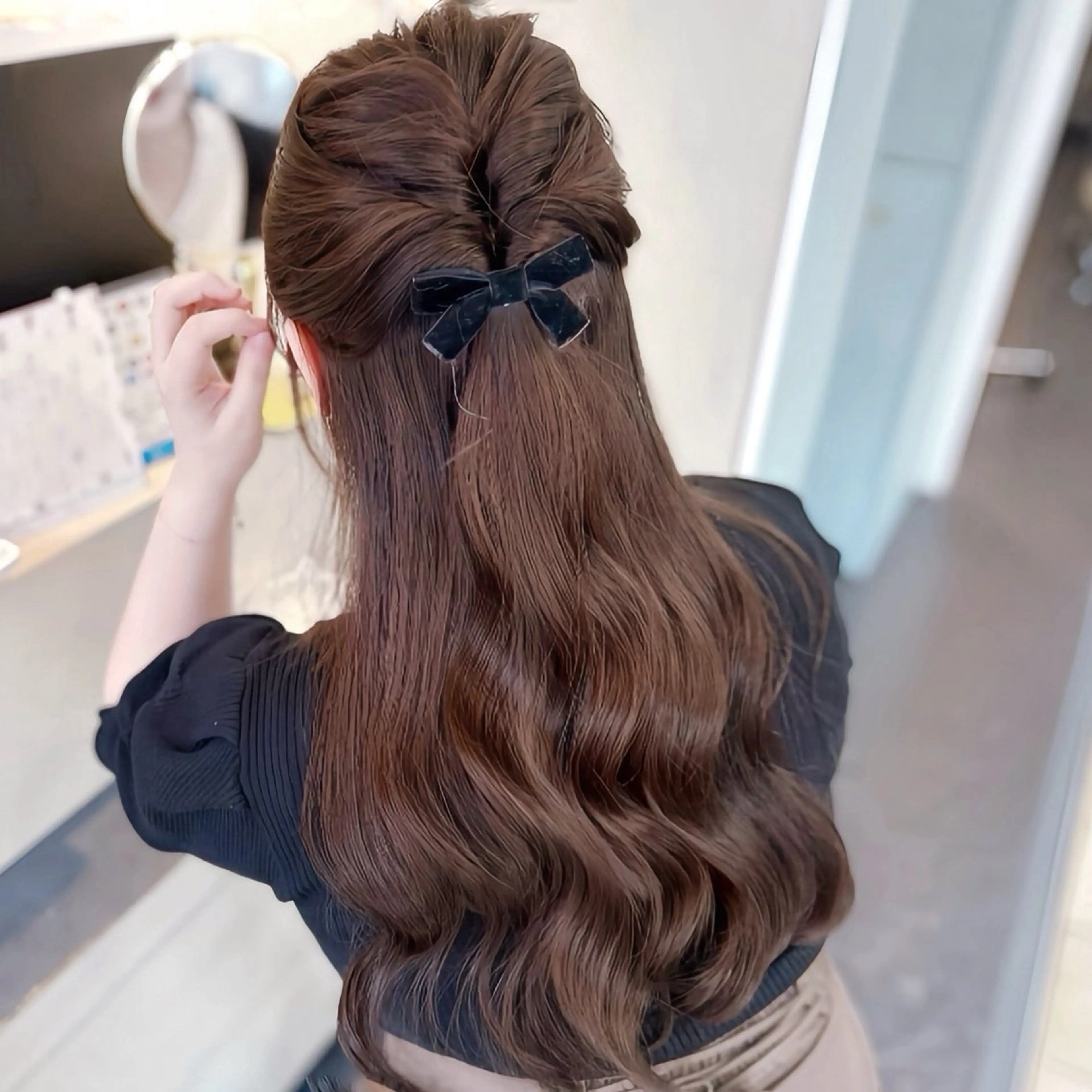 ロング ヘアアレンジ 渋谷/ 縮毛矯正/AYAのヘアスタイル