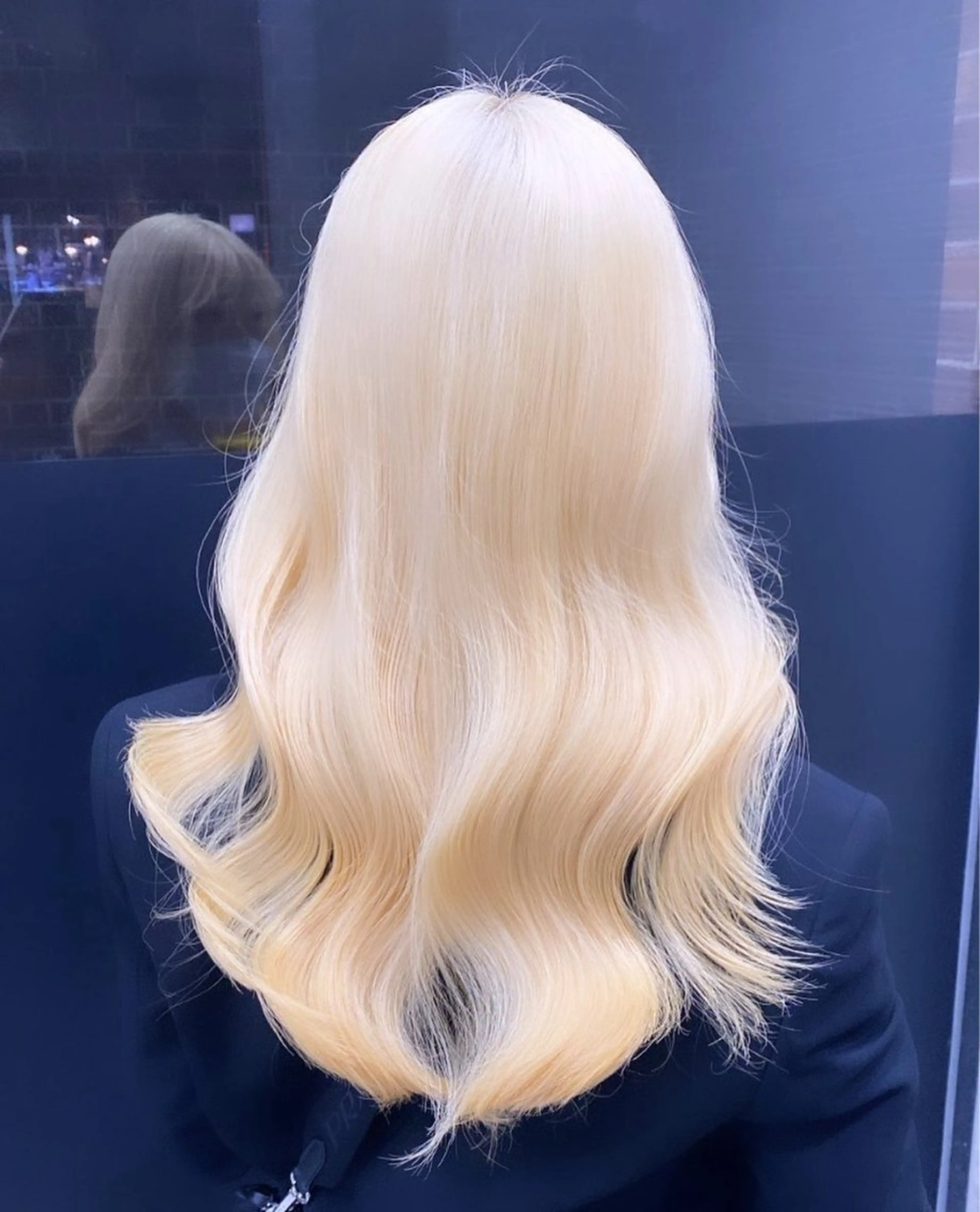 ロング カラー 毛流れパーマ/ Rukiaのヘアスタイル