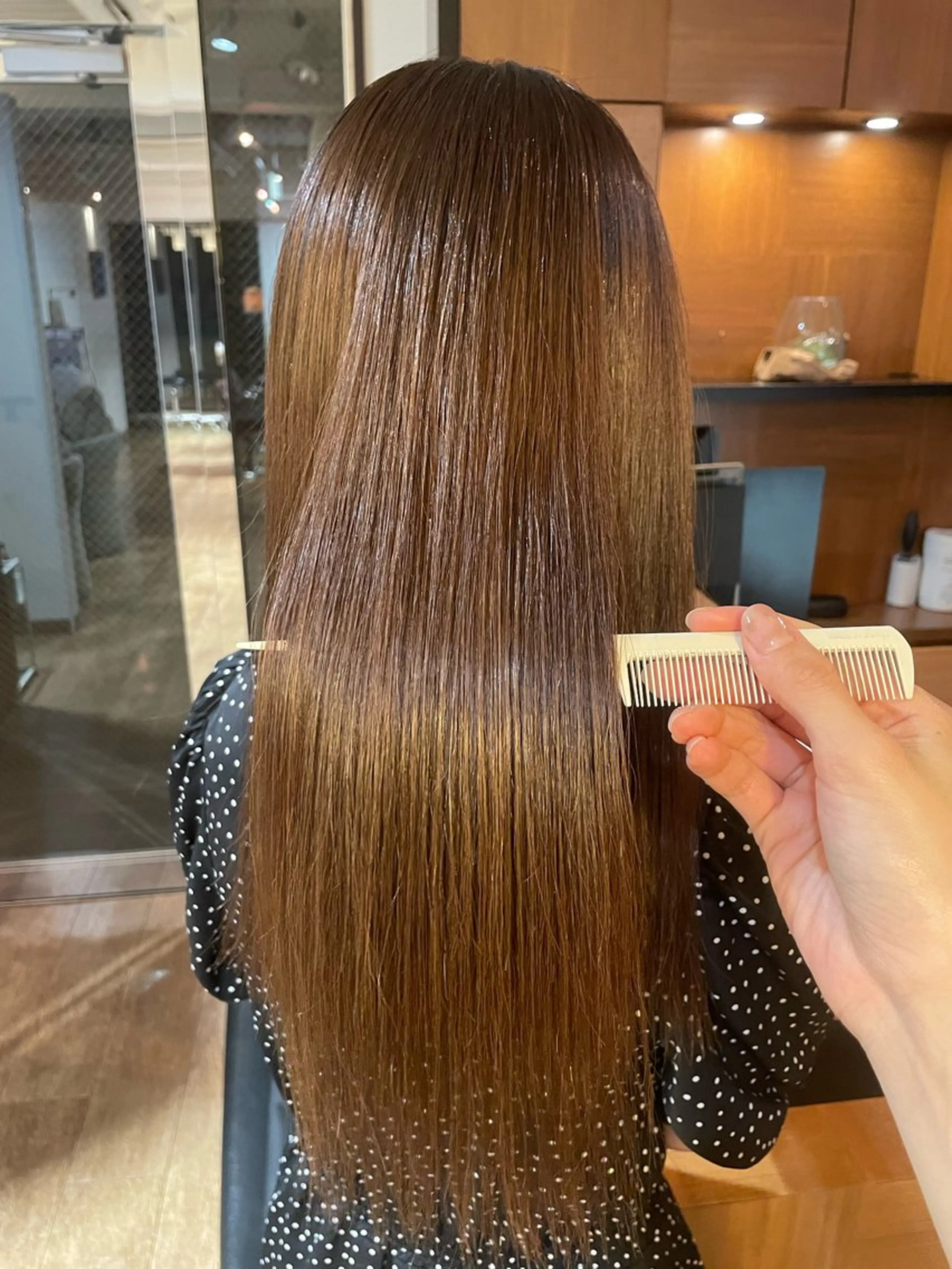 ロング カトウ フウカのヘアスタイル