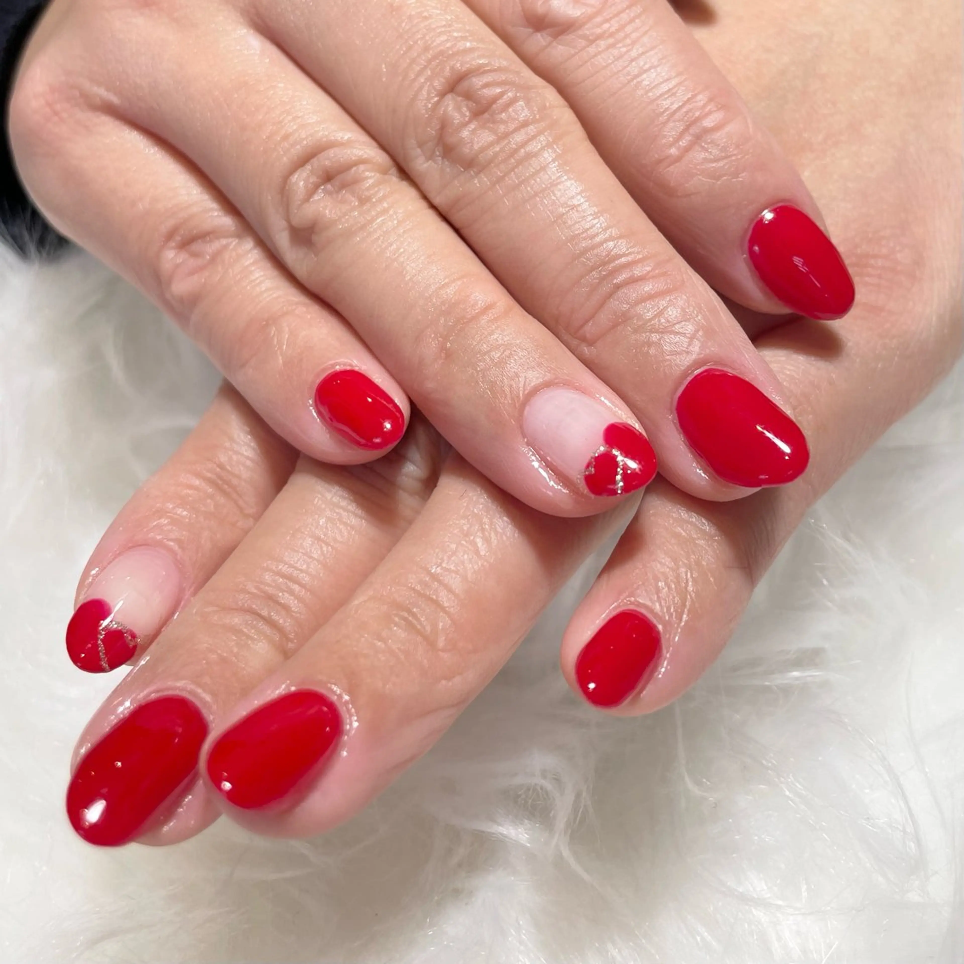 ネイル バレンタイン neige Kouzukiのネイルデザイン