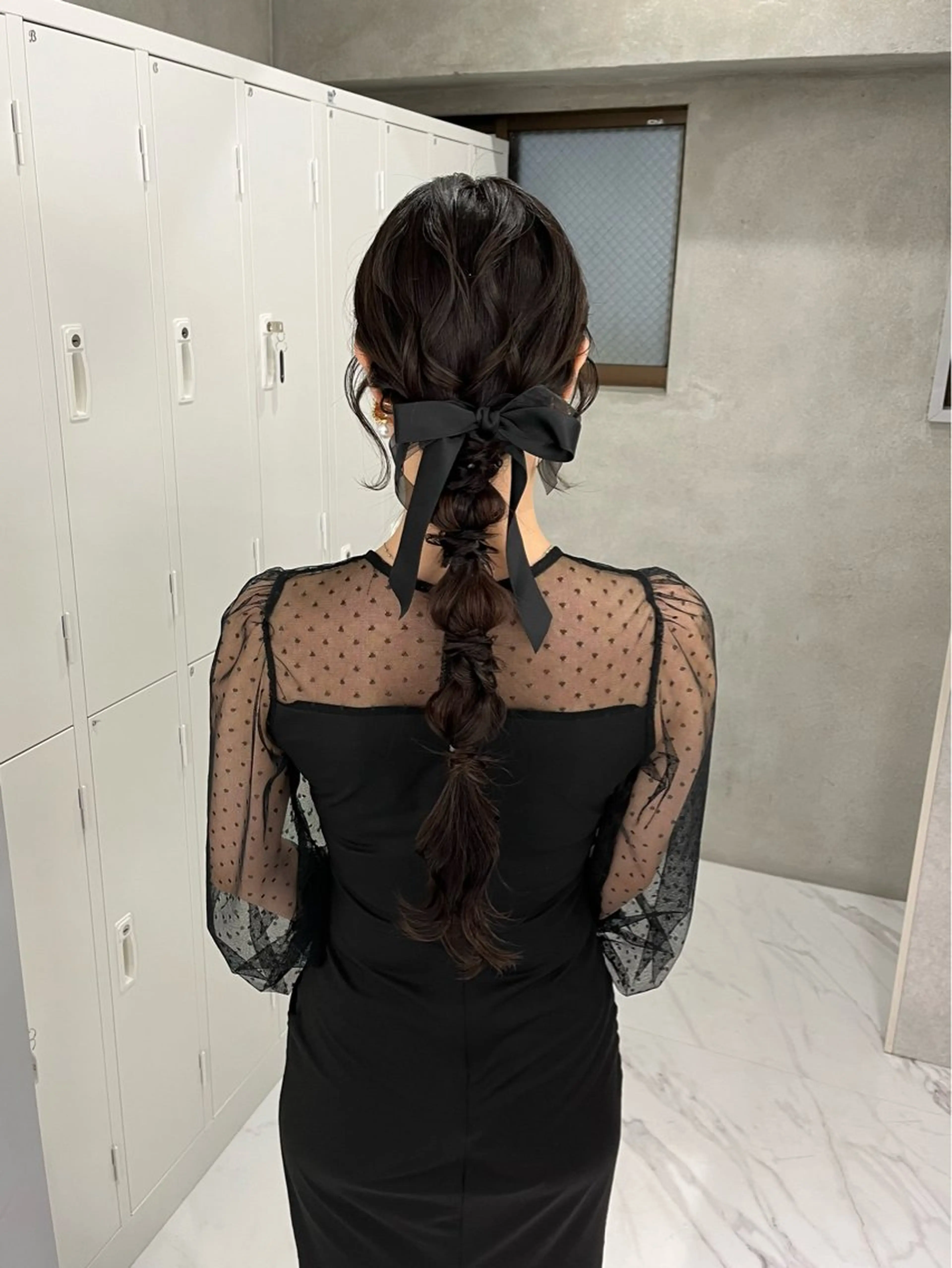 ロング ヘアアレンジ ヘアセット riko/レイヤー カット/ヘアセットのヘアスタイル