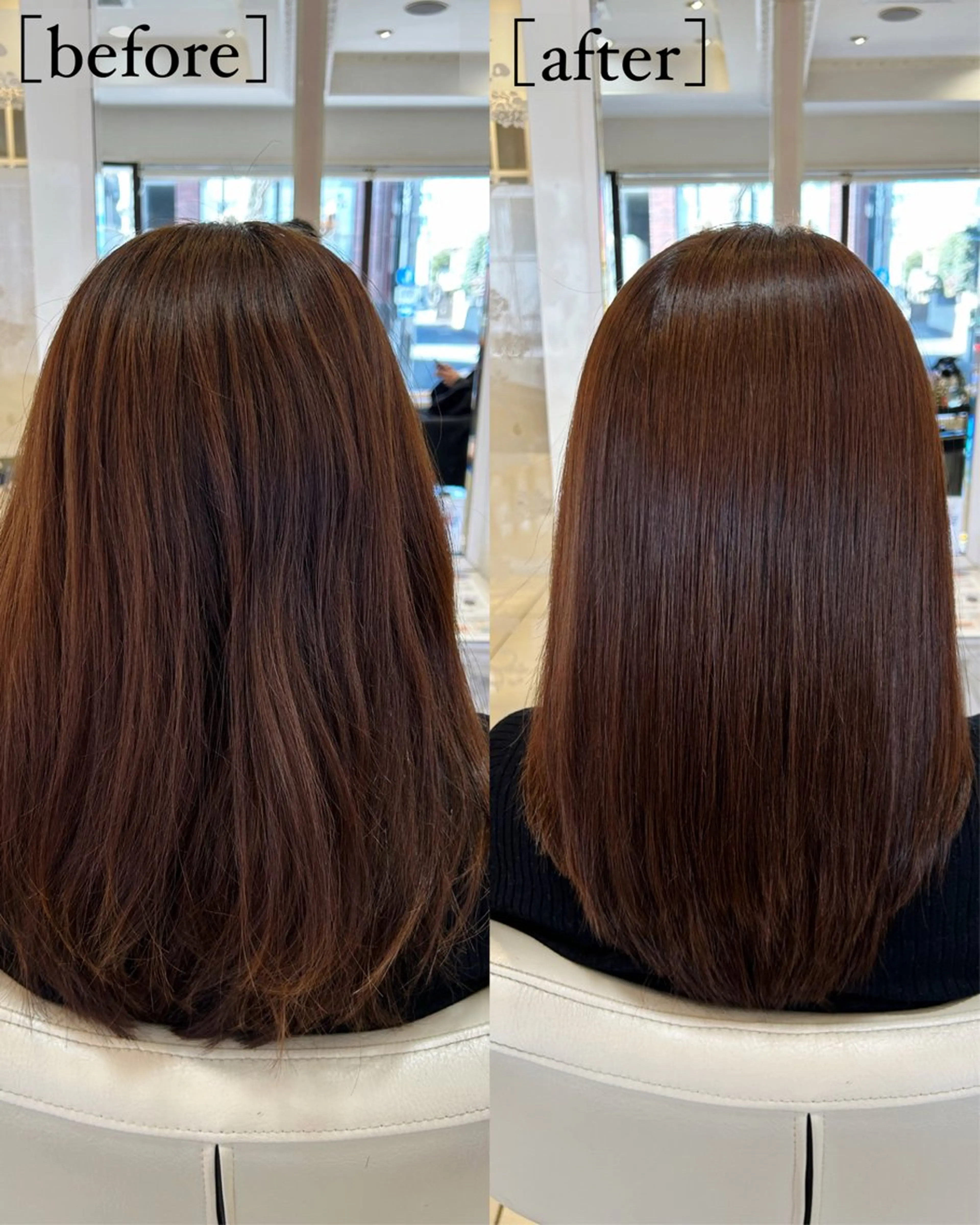 セミロング 髪質改善 カット ヘアカラー トリートメント 高橋 佑のヘアスタイル