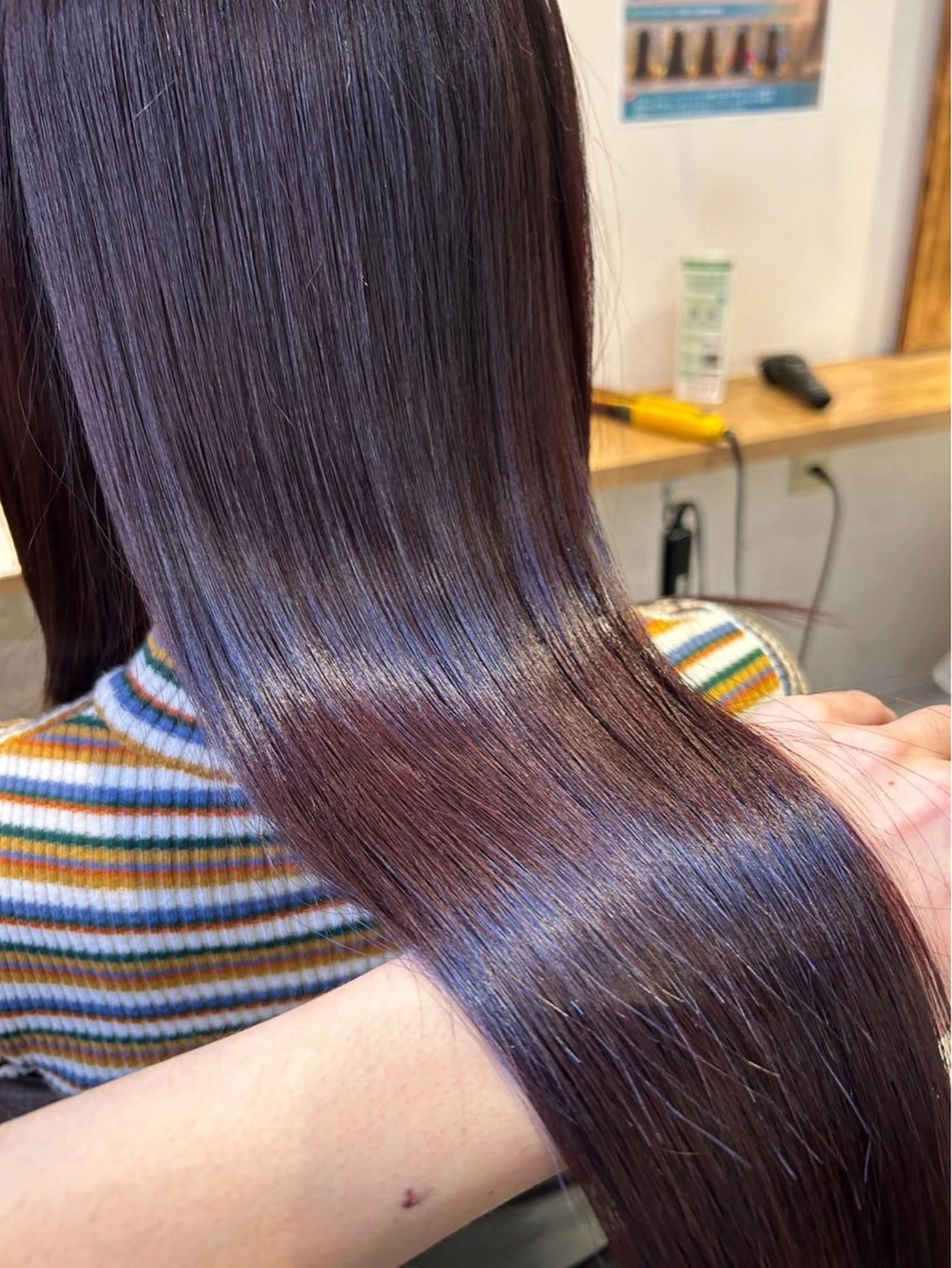 セミロング カラー カット ヘアカラー トリートメント ✨髪質改善✖︎顔周り レイヤー✨ナカムラのヘアスタイル