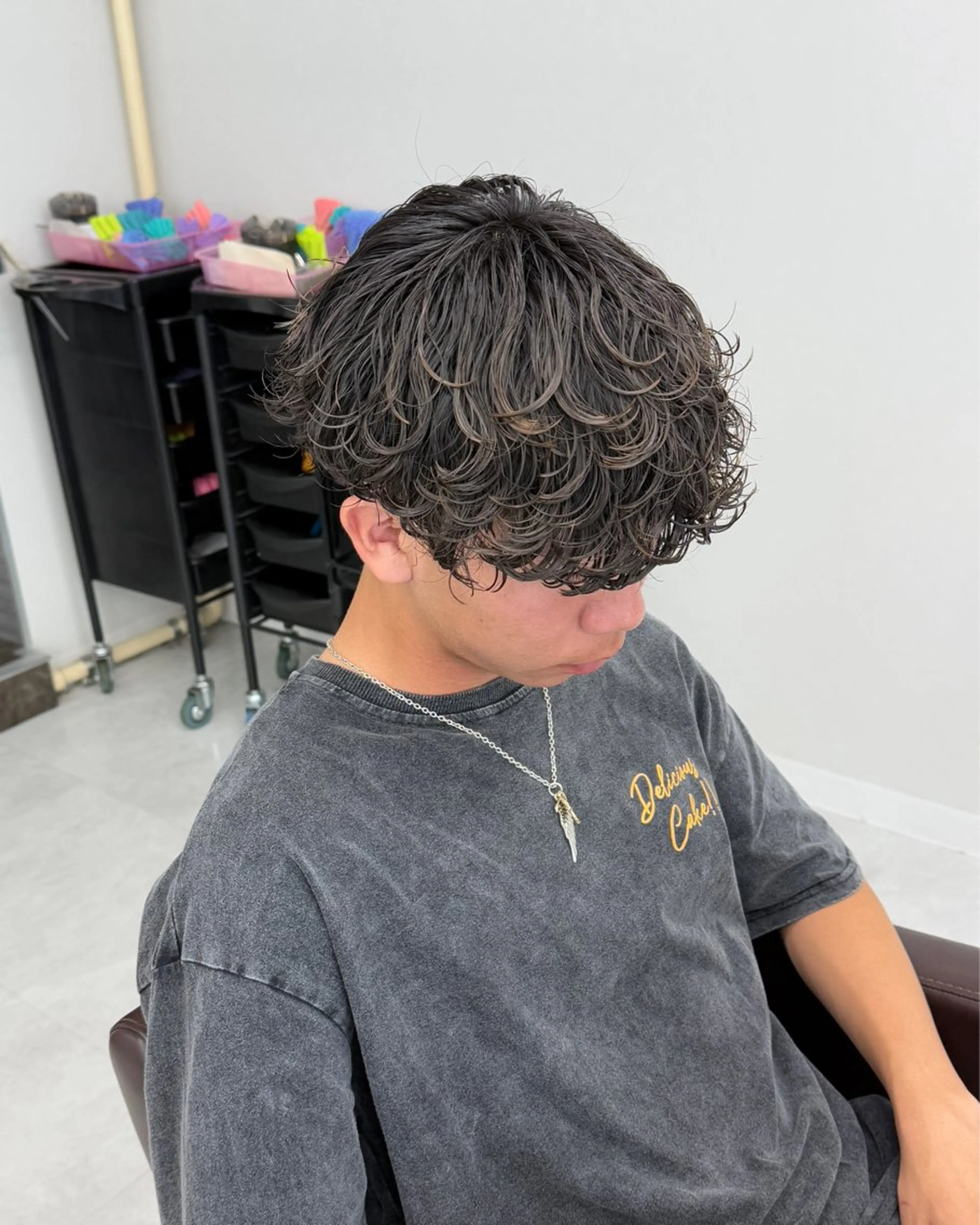 パーマ メンズ カット パーマ 縮毛矯正 トリートメント ヘアセット シャドウパーマ/ メンズ/KENTAのヘアスタイル