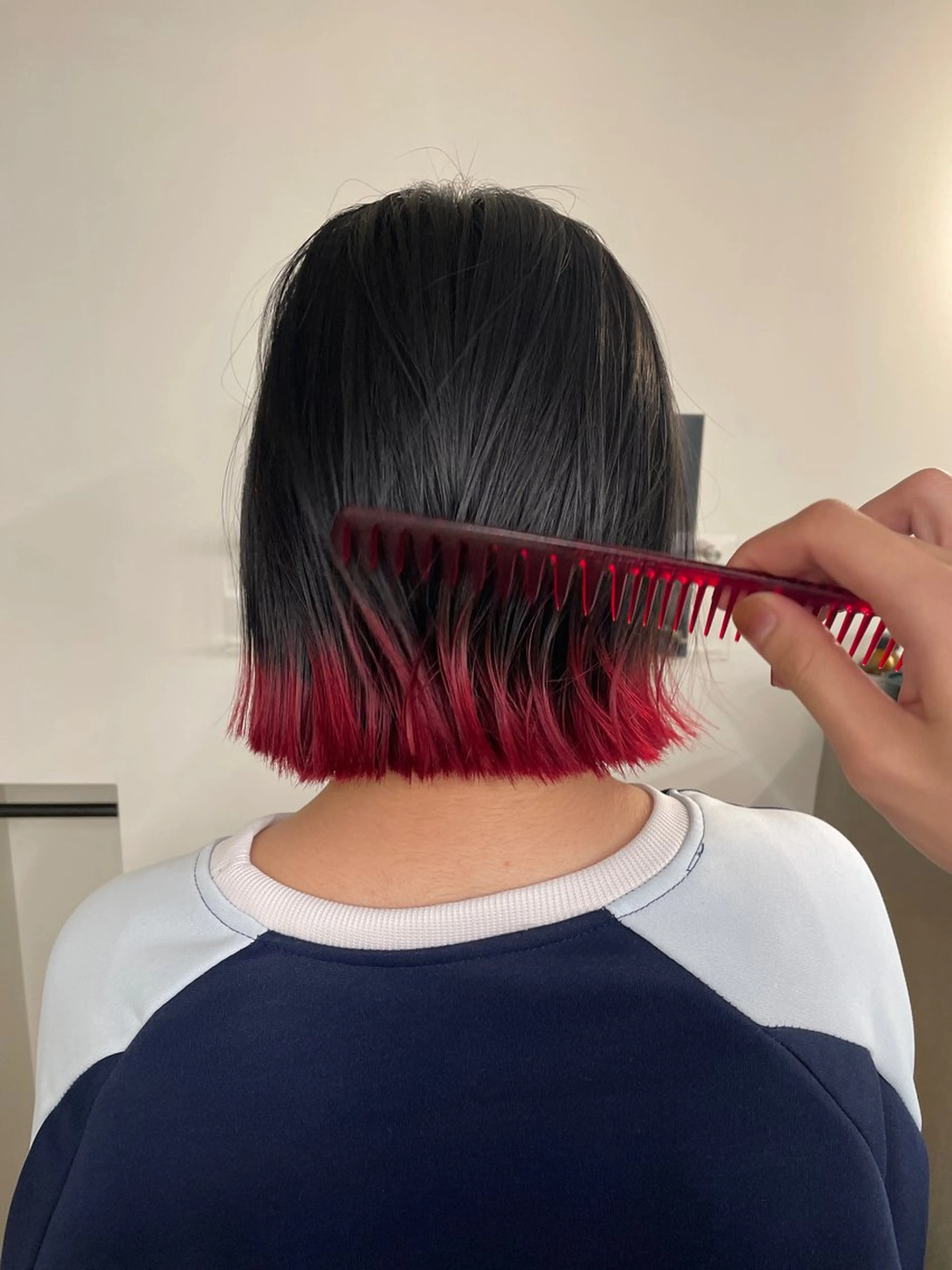 ショート カラー ヘアカラー トリートメント ヘアセット ブリーチモデル/ カットモデル/Riaのヘアスタイル