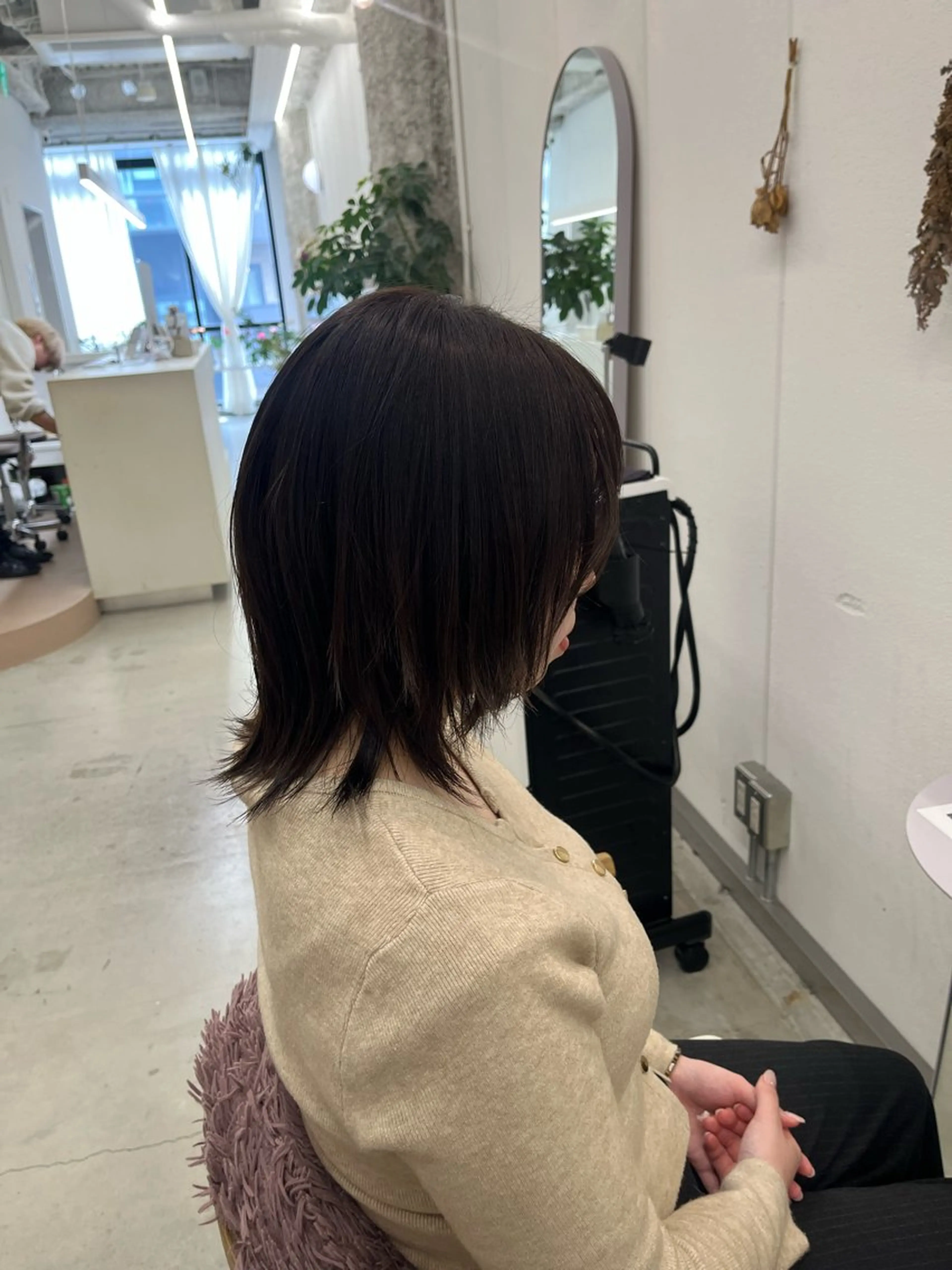 ショート カラー ヘアカラー トリートメント 🌼花屋併設🌼 木下奈々望のヘアスタイル