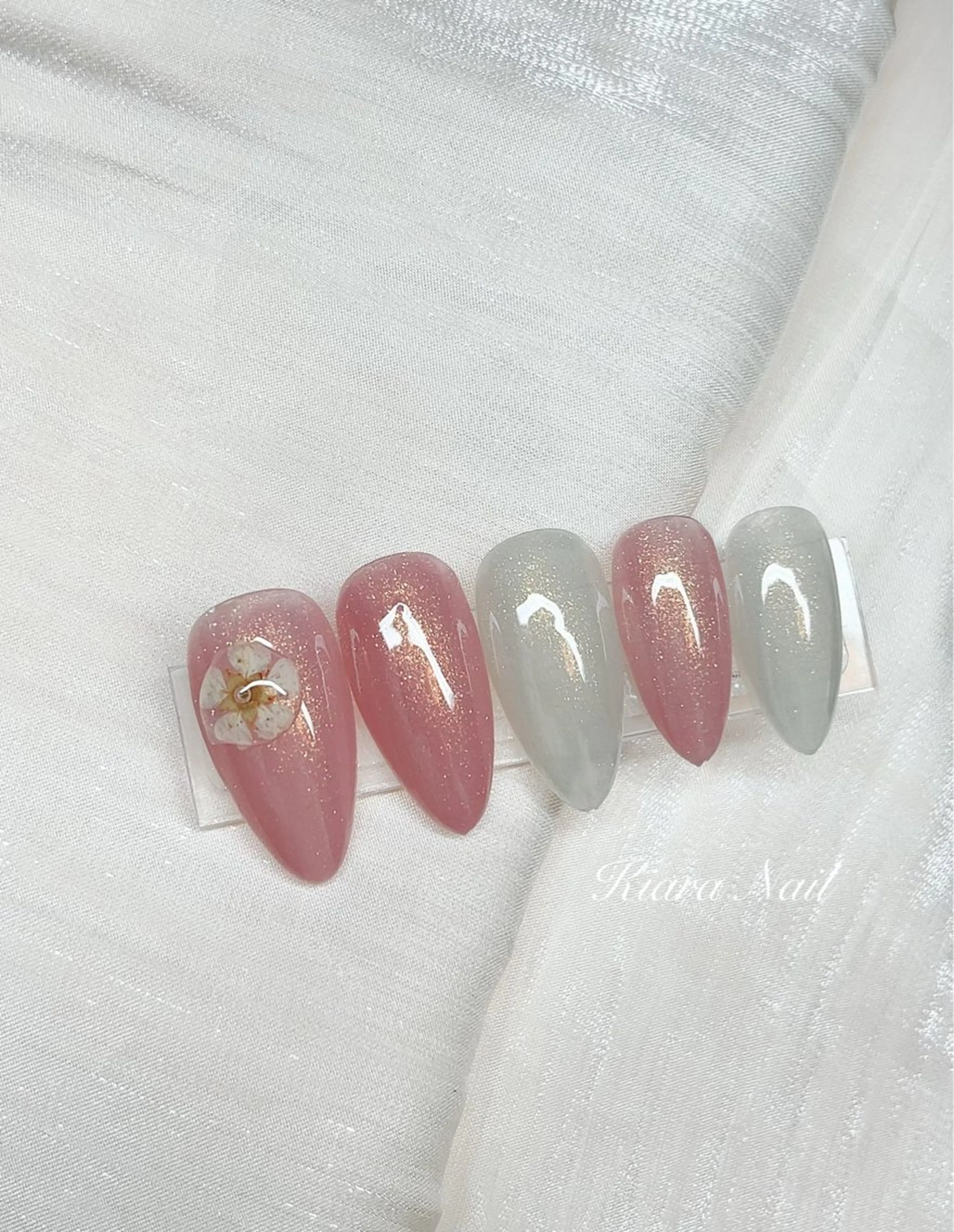 ネイル 春ネイル ハンドネイル 🍭Kiara Nail🍭のネイルデザイン