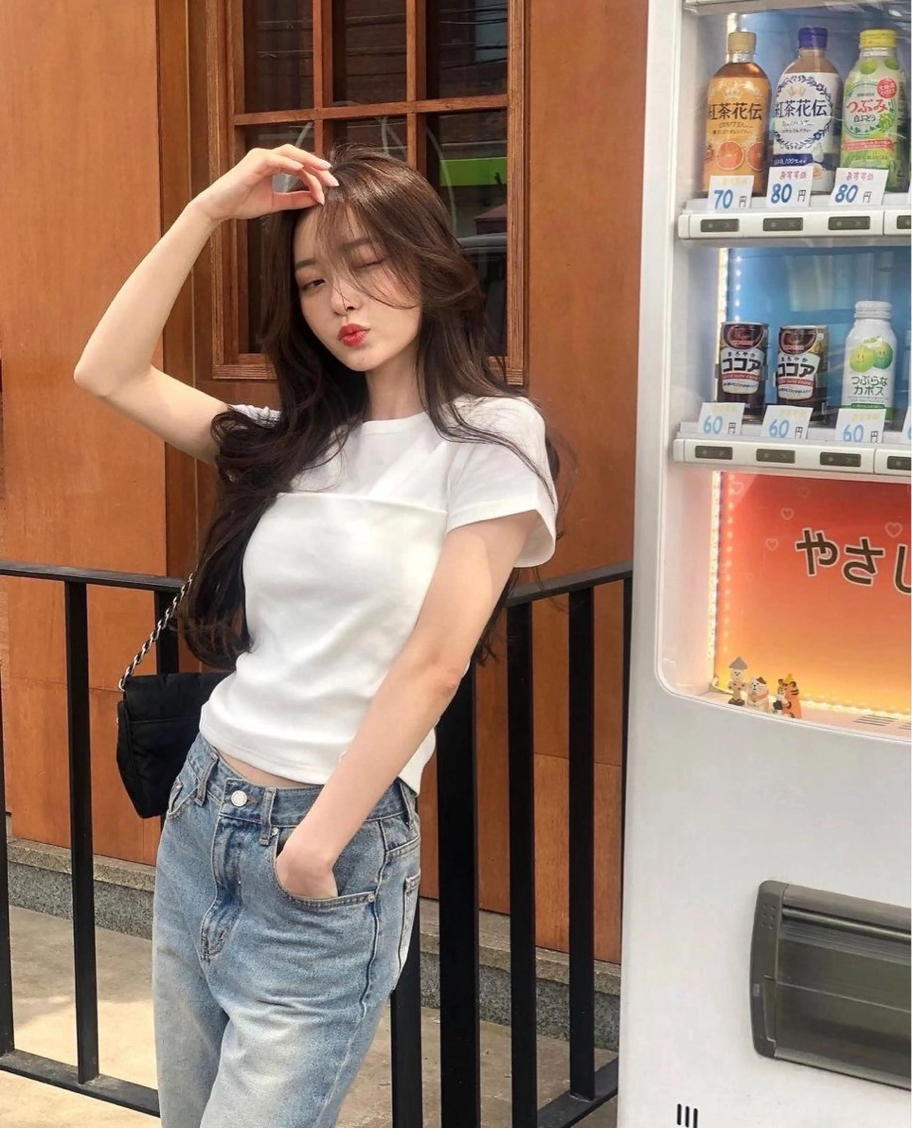 ロング カラー カット ヘアカラー トリートメント 莉乃/縮毛矯正/髪質 改善/艶カラーのヘアスタイル