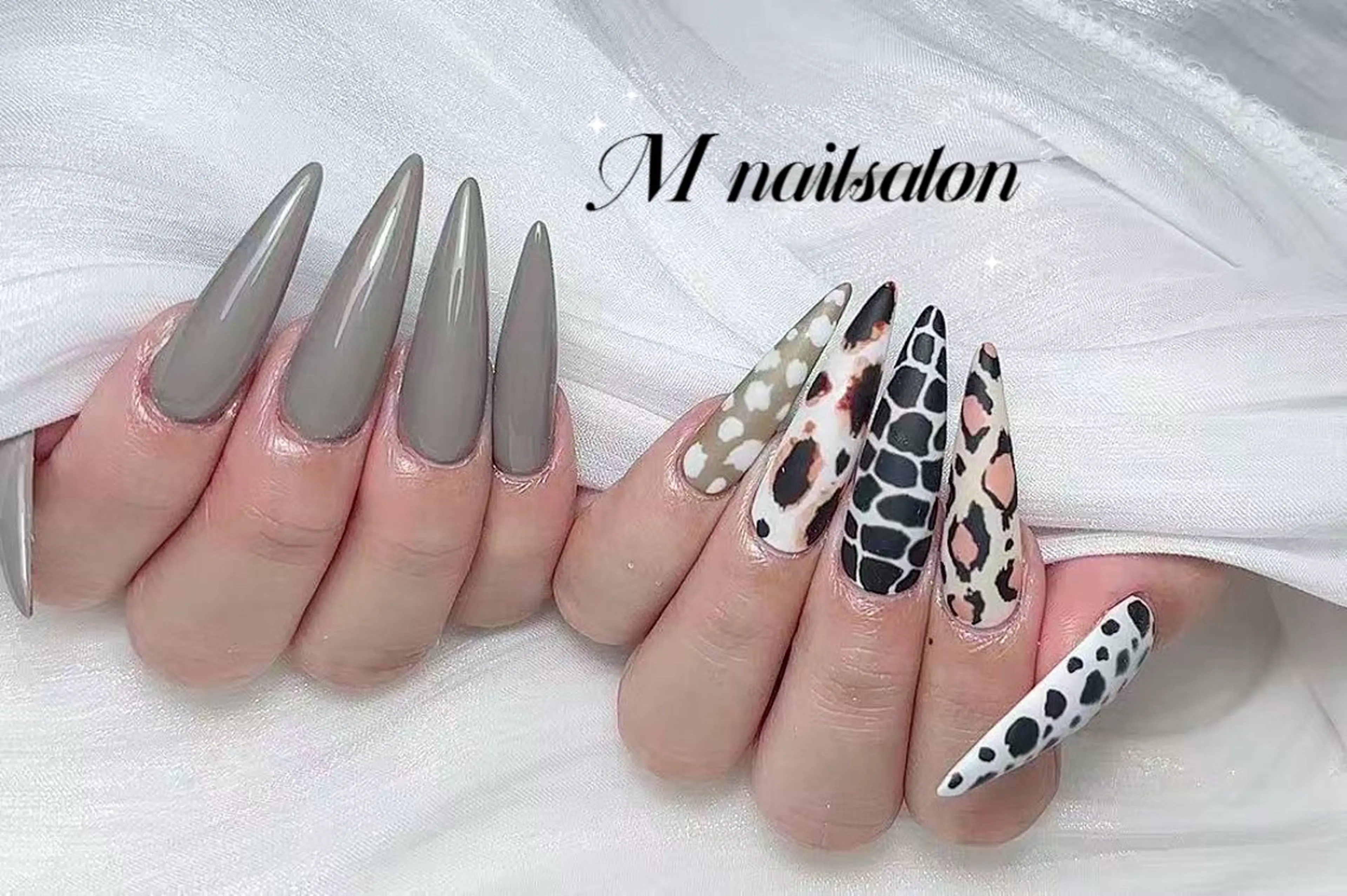 ネイル ハンドネイル M🌷nail 長さだし専門店のネイルデザイン