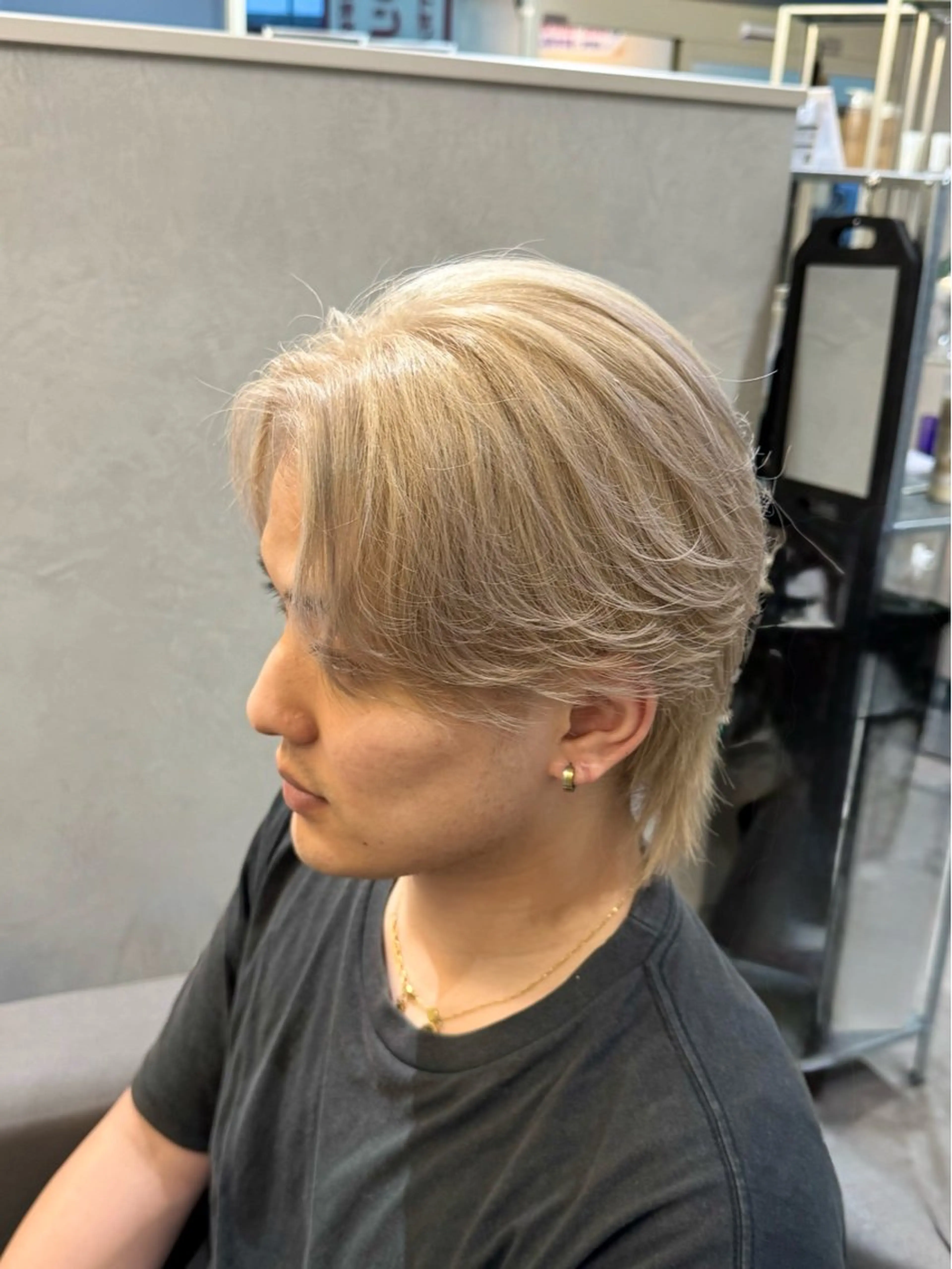 【平日限定】メンズカット+ハイトーンWカラー+5stepTrの写真