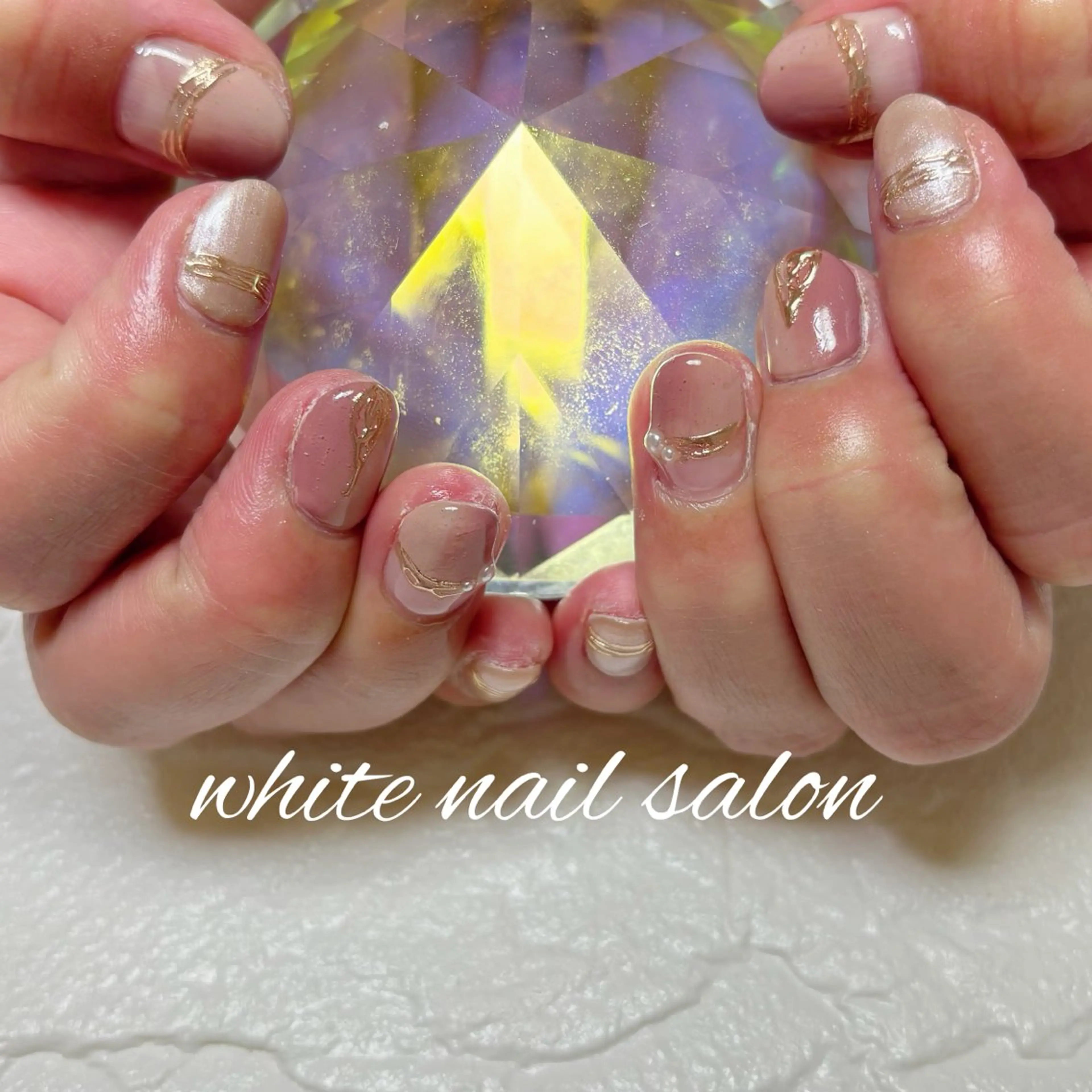 ネイル フットネイル ハンドネイル white nail salonのネイルデザイン