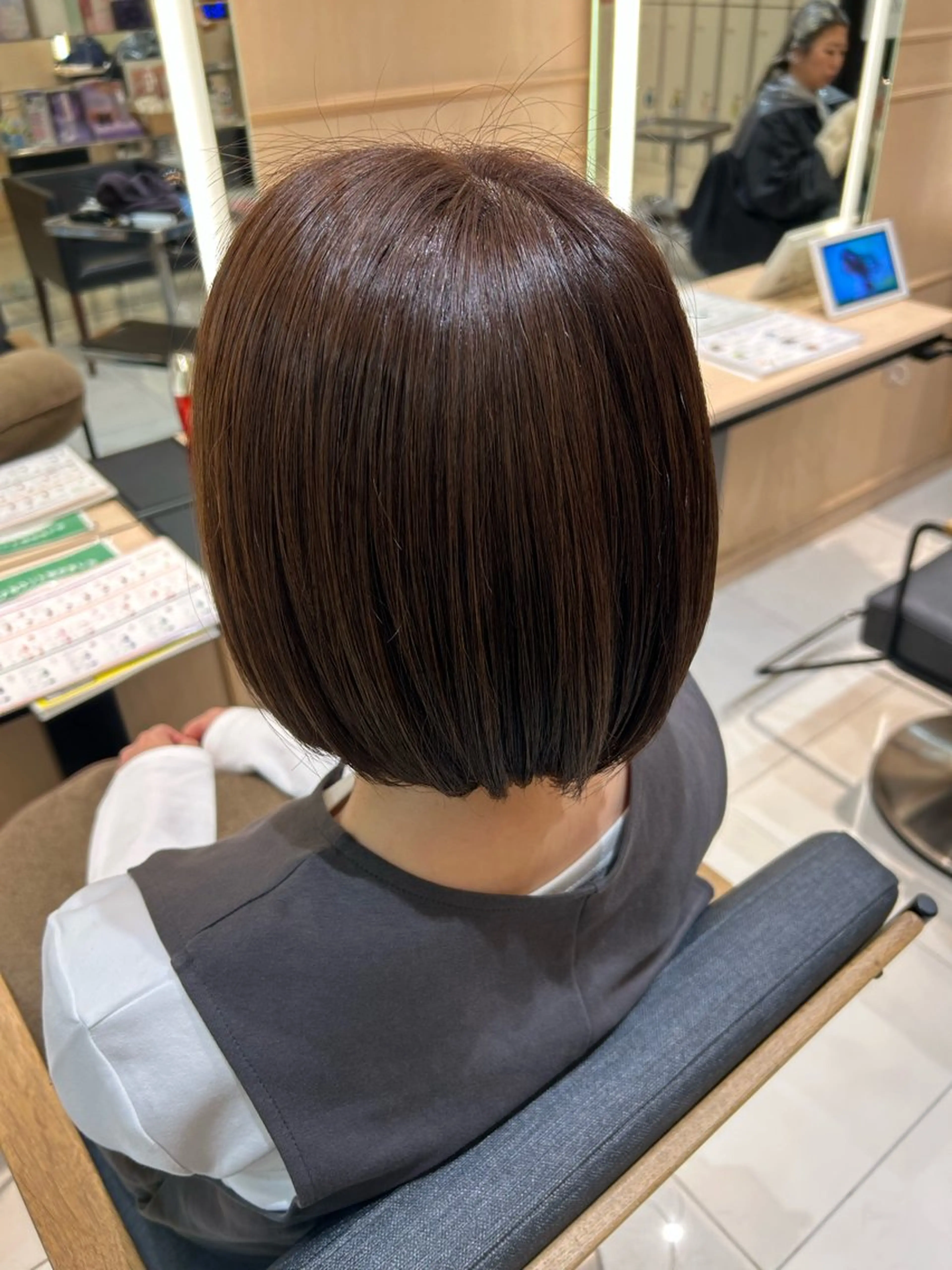 ショート カラー ヘアカラー トリートメント たけだゆめ ダブルカラーのヘアスタイル
