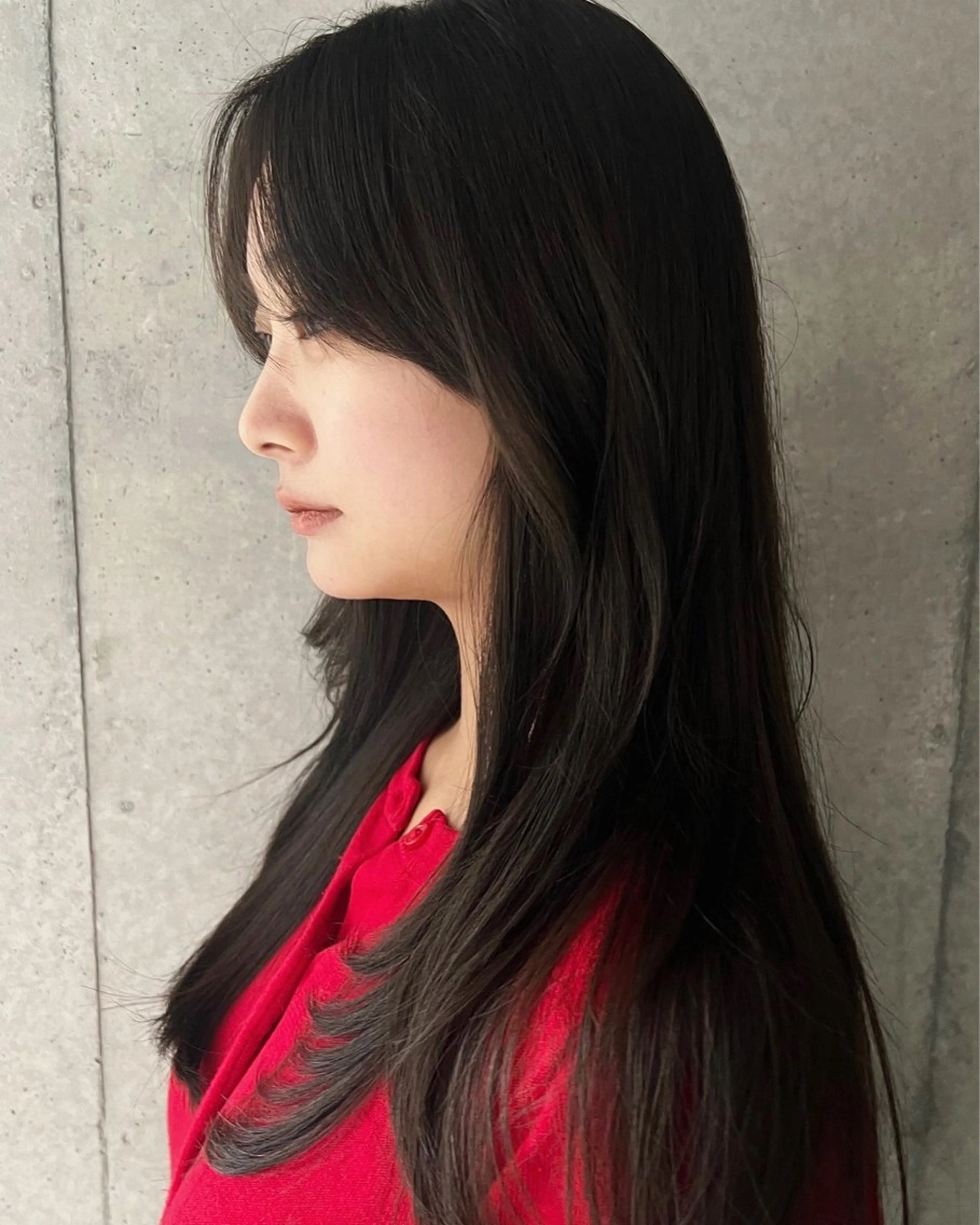 セミロング カラー トリートメント カット ヘアカラー トリートメント sakoda shunkiのヘアスタイル
