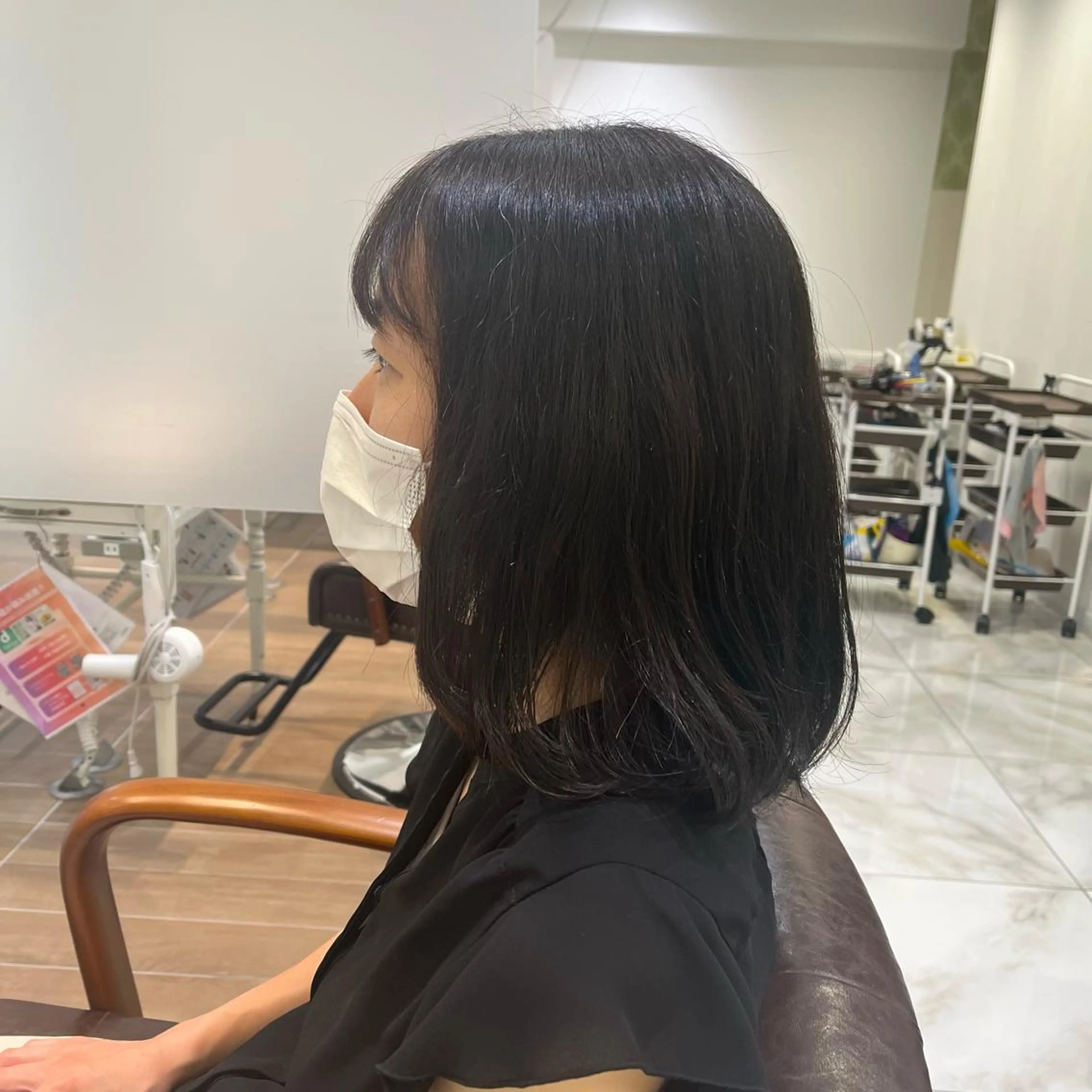 ミディアム 白髪染め /増田桃子のヘアスタイル