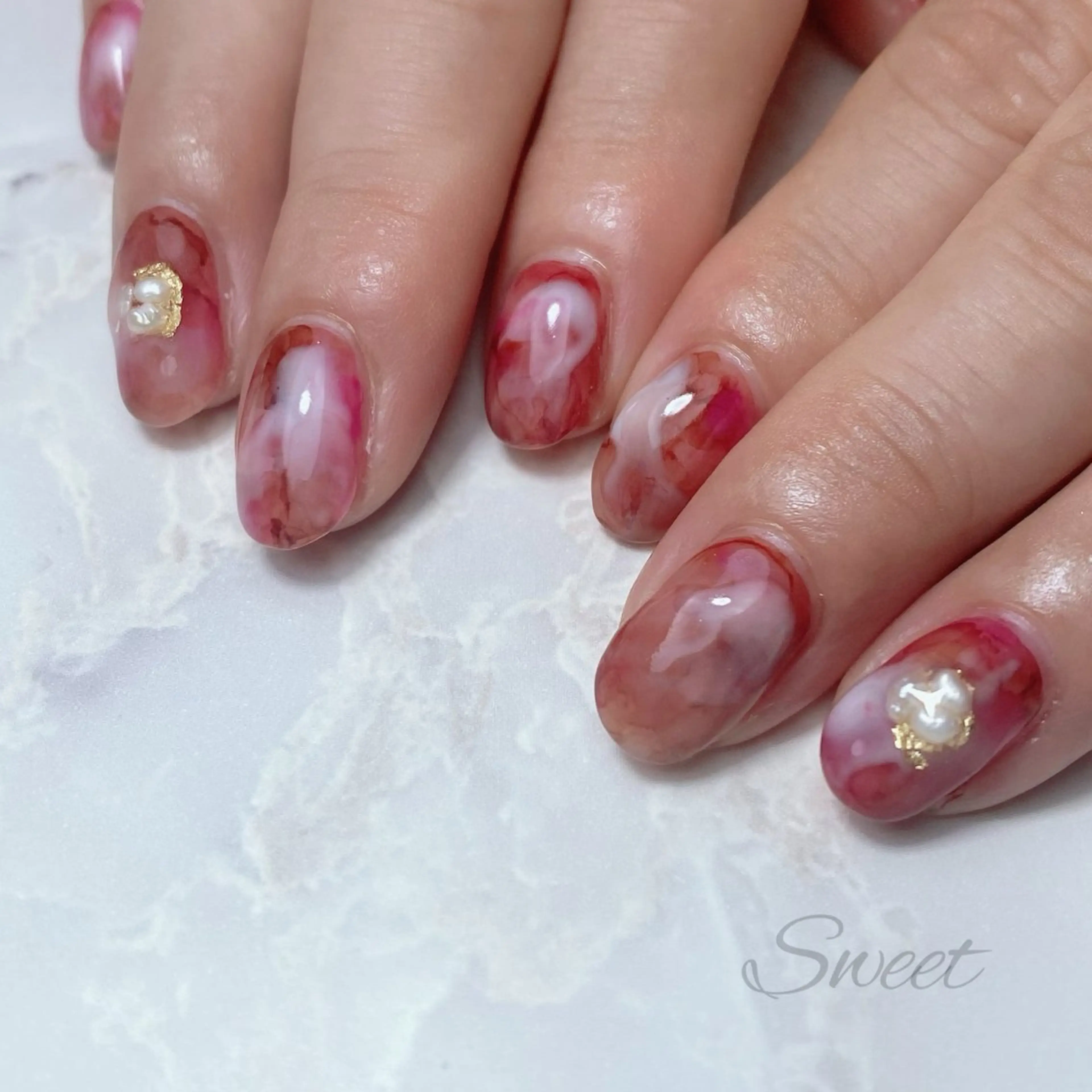 ネイル sweet 仲野陽子のネイルデザイン