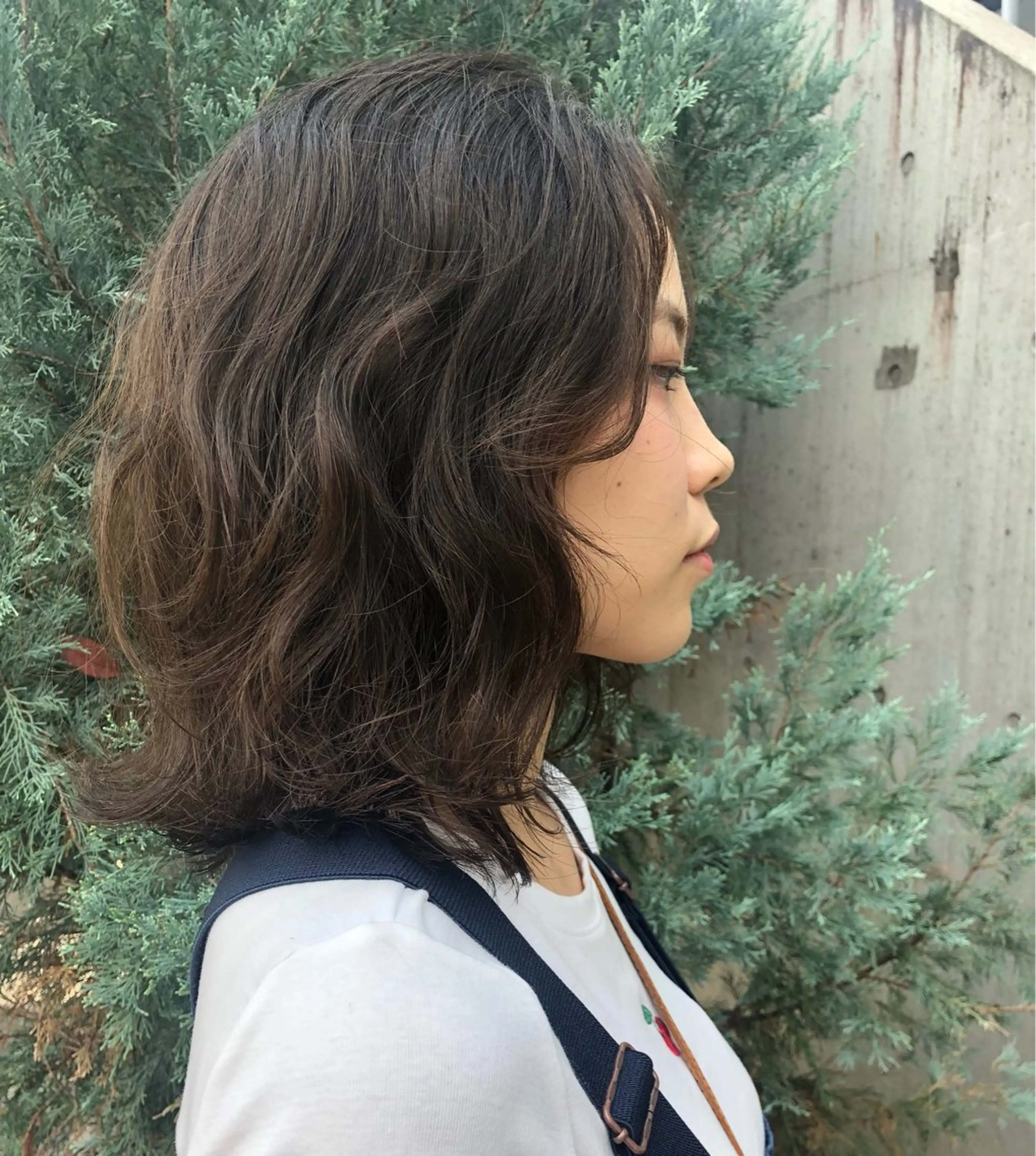 ミディアム パーマ カット パーマ トリートメント ボブ／レイヤー／艶 🦕risa  森下のヘアスタイル