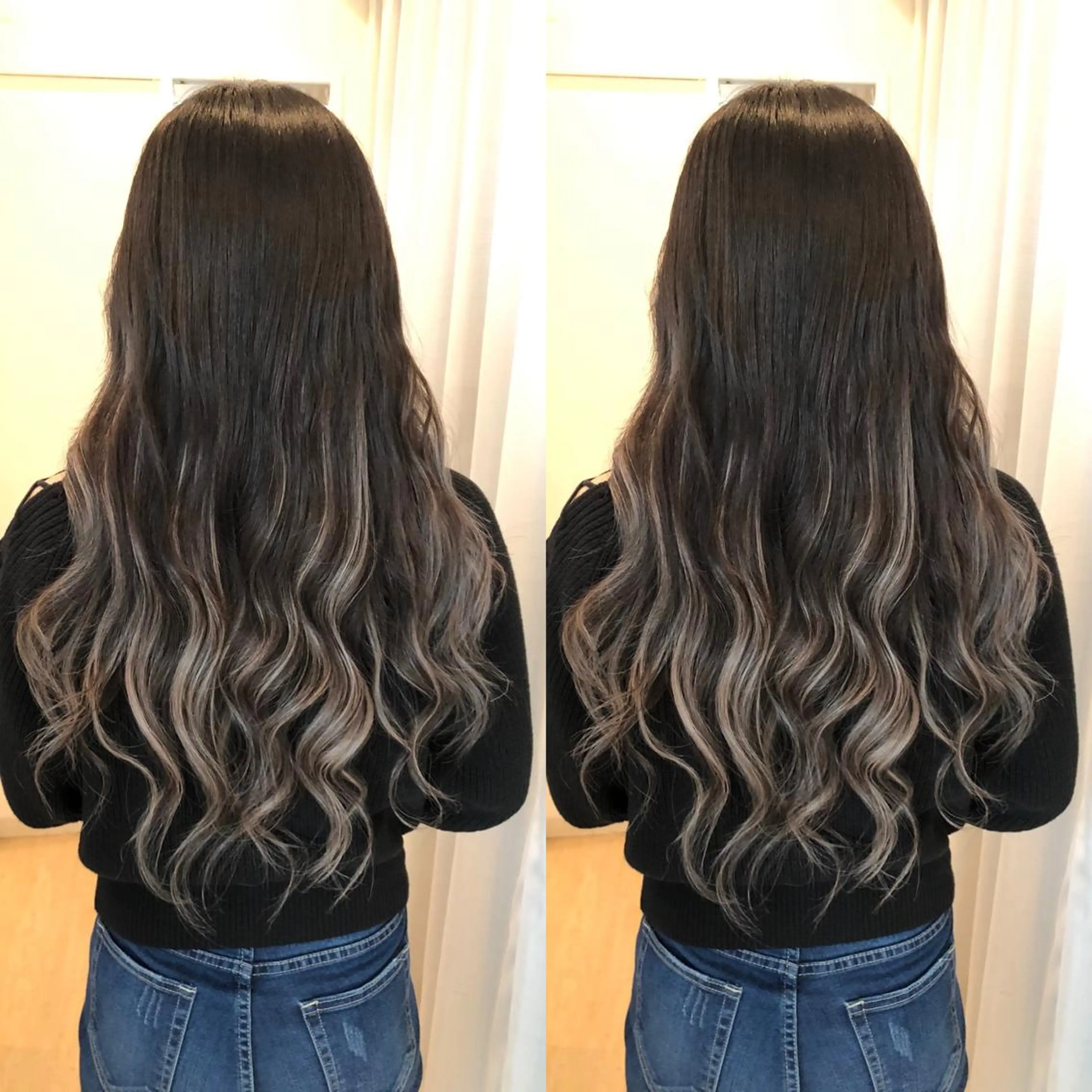 カット付🌈人毛シールエクステ60本☆27000円の写真