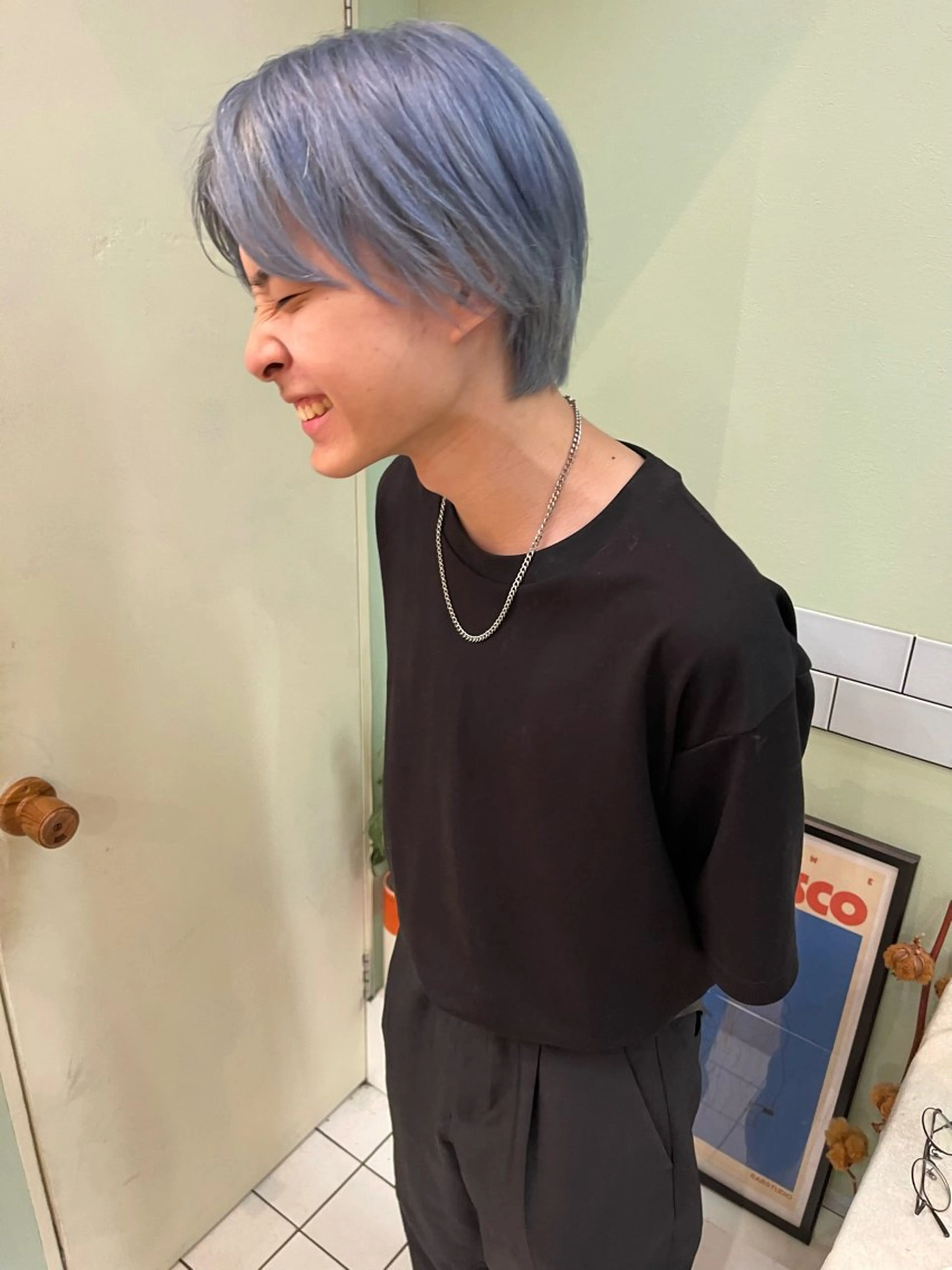 ショート メンズ カット ヘアカラー 田室 和幸のヘアスタイル