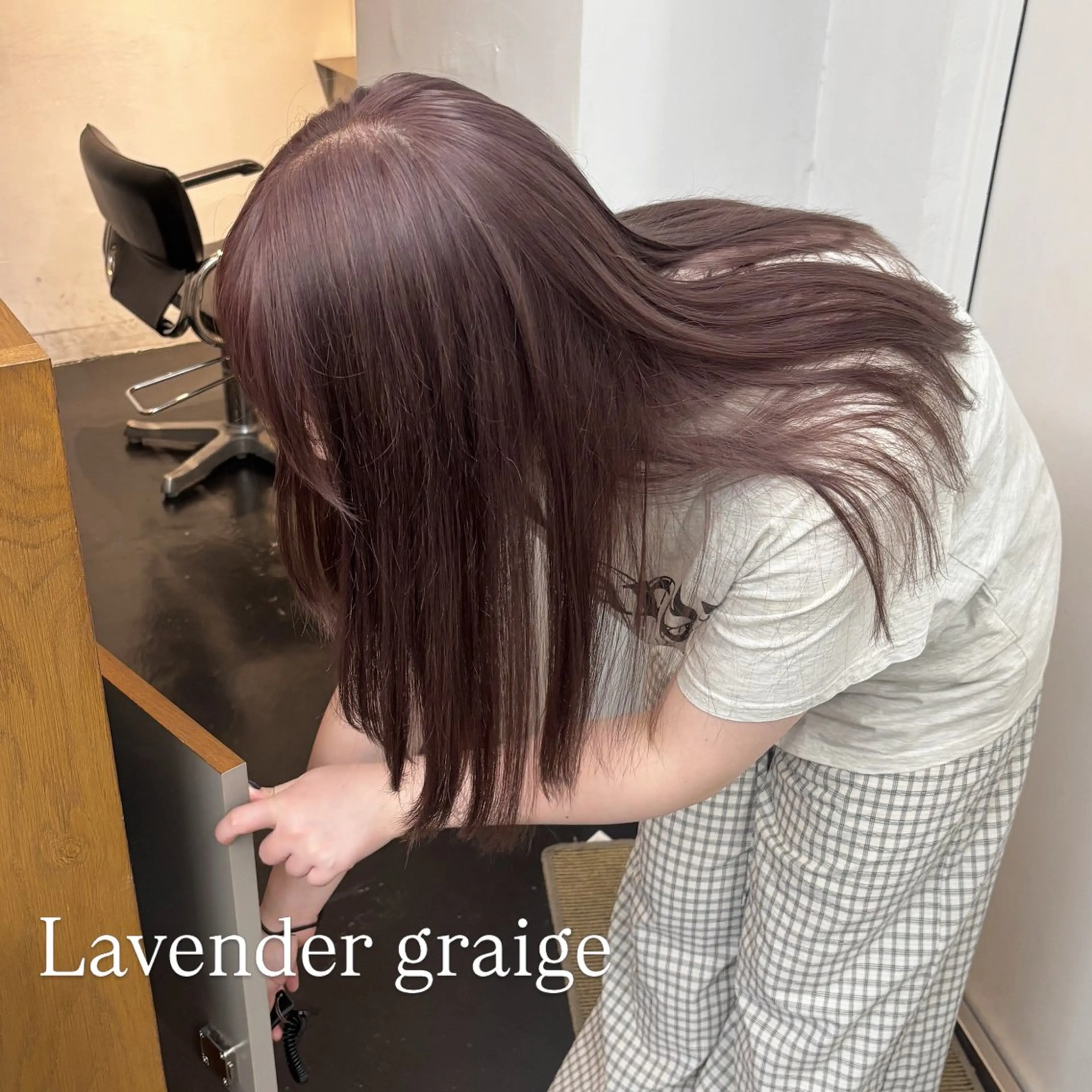 セミロング カラー カット ヘアカラー 【ヤマザキアヤメ】 パーマモデル様募集中のヘアスタイル