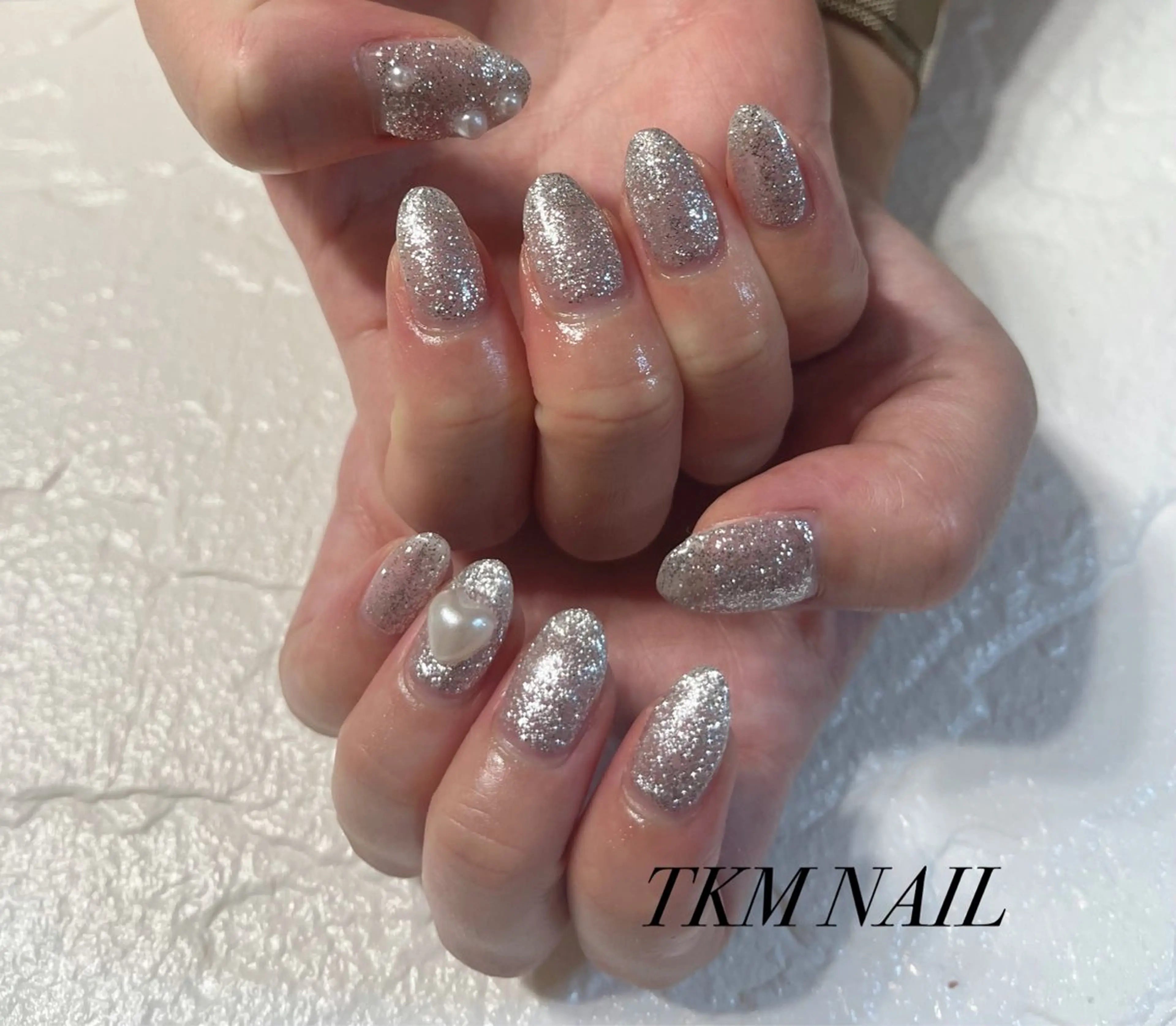 ネイル キラキラネイル シンプルネイル ______ TKM  NAILのネイルデザイン