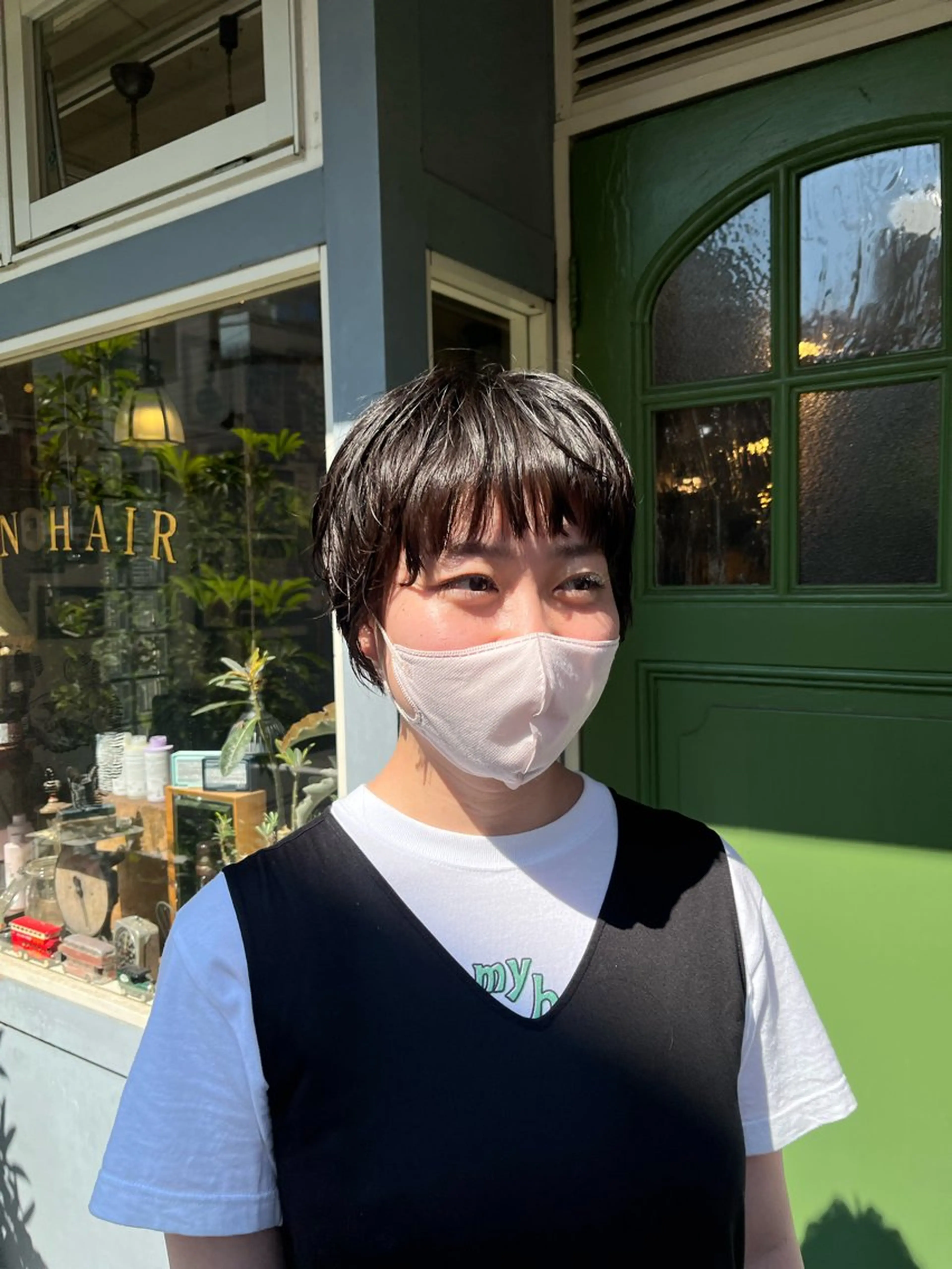 ショート パーマ くせ毛 ショートヘア 朝が楽なパーマ 🌱ショート/緒方椋のヘアスタイル