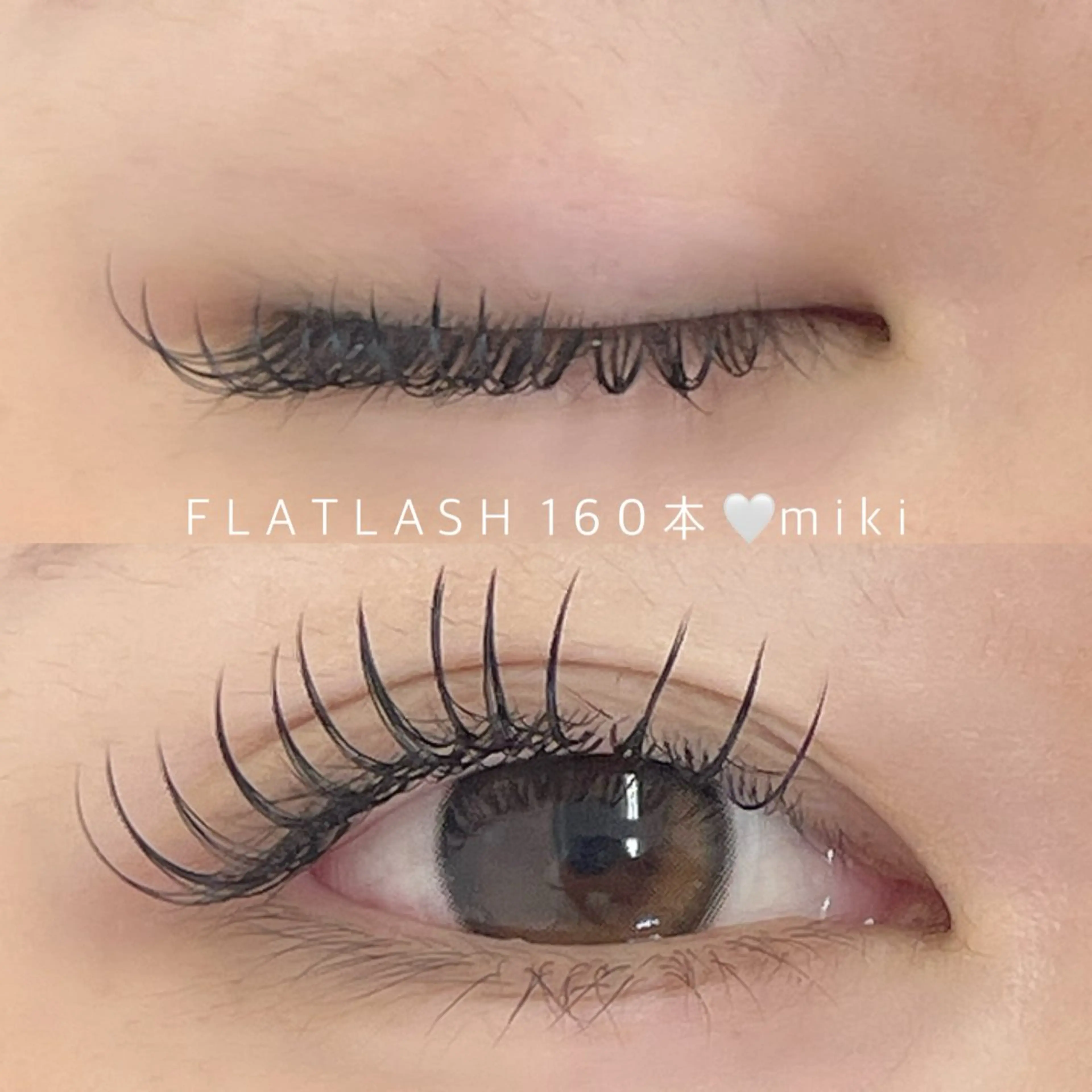 オフ込み⭐️フラットラッシュ🪽90分付け放題（普段160本以上つけてる方にオススメ🫶）の写真