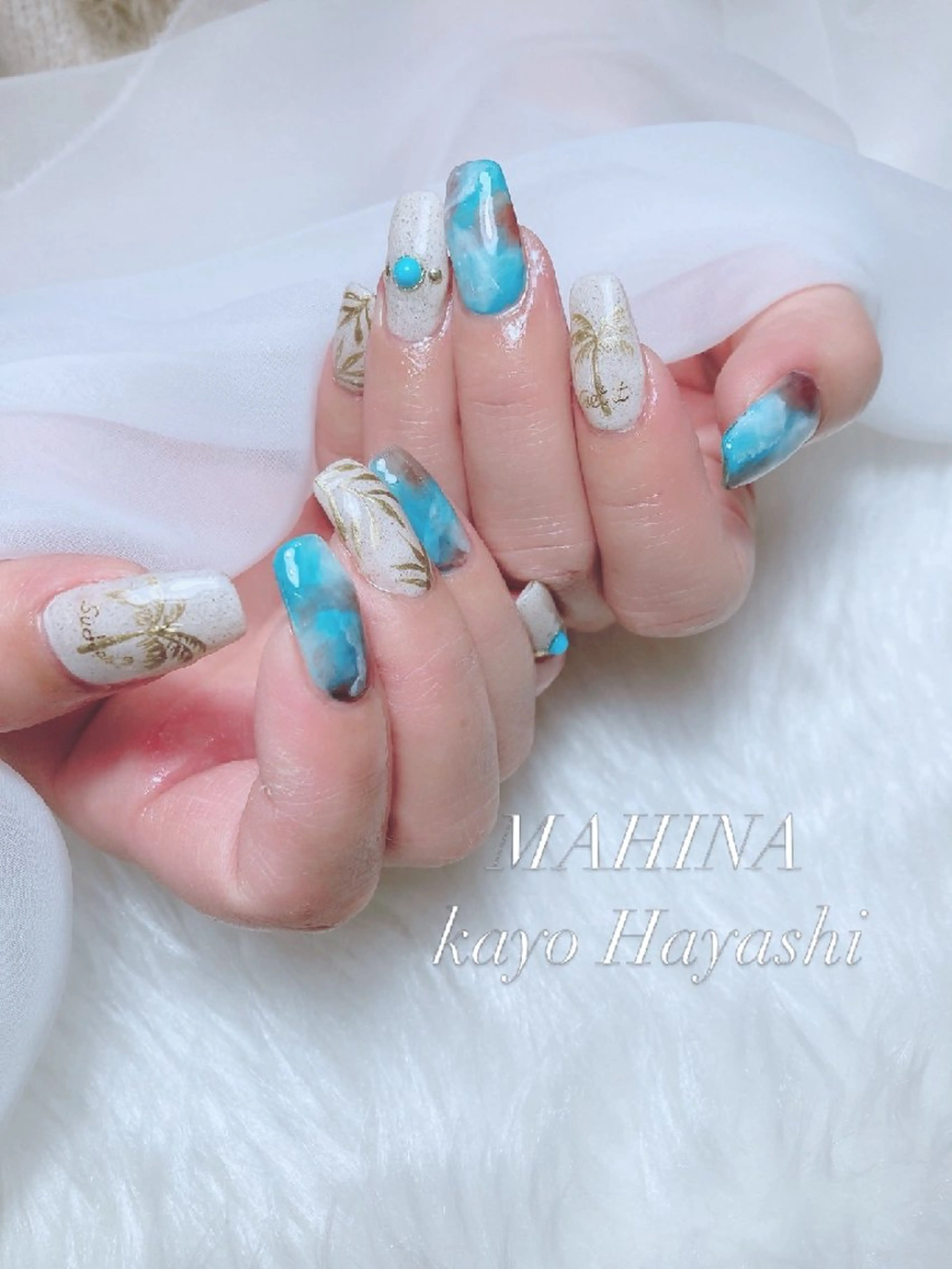 ネイル MAHINA 🌺KAYO🌺のネイルデザイン