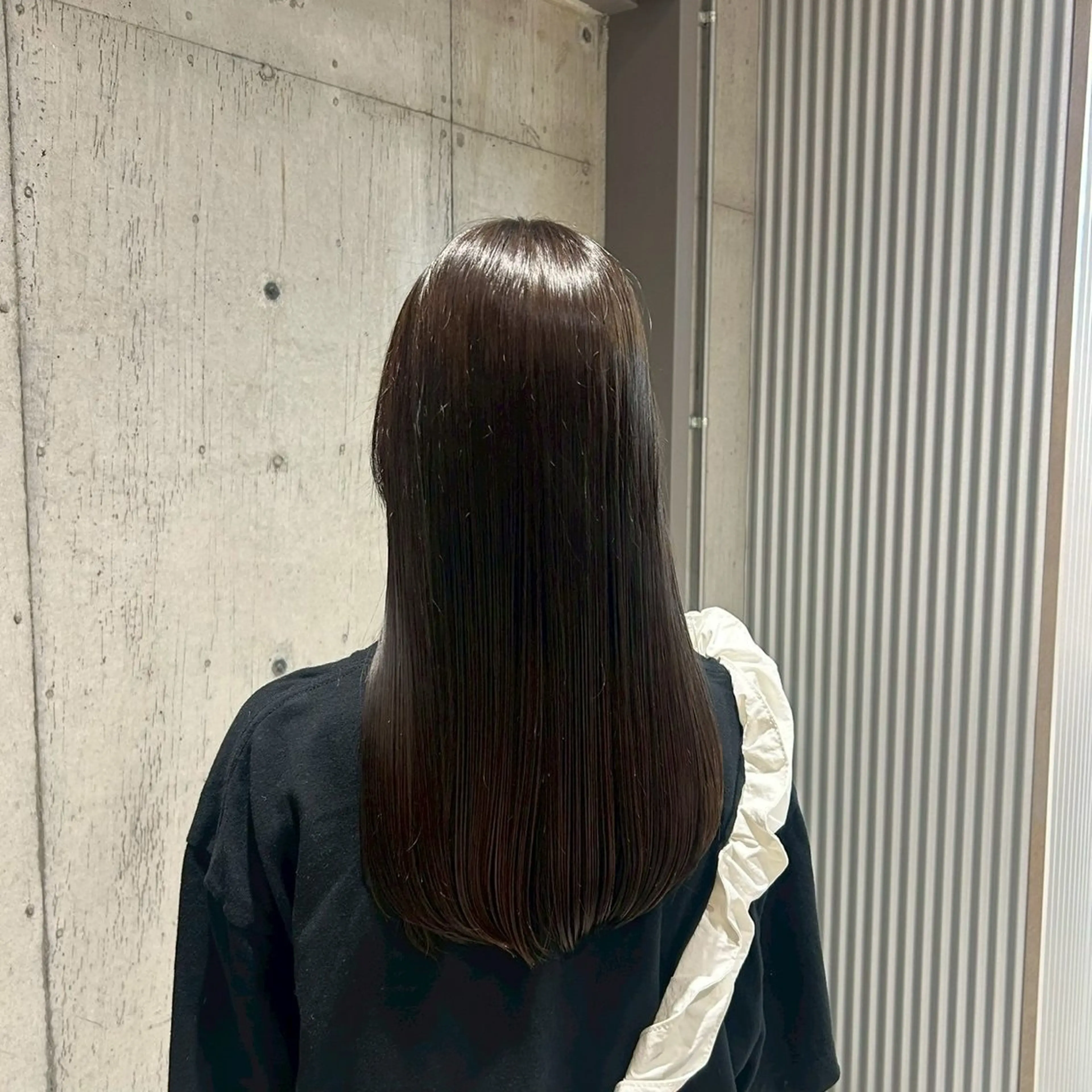 ロング カラー ブラウンカラー 中村 未来のヘアスタイル