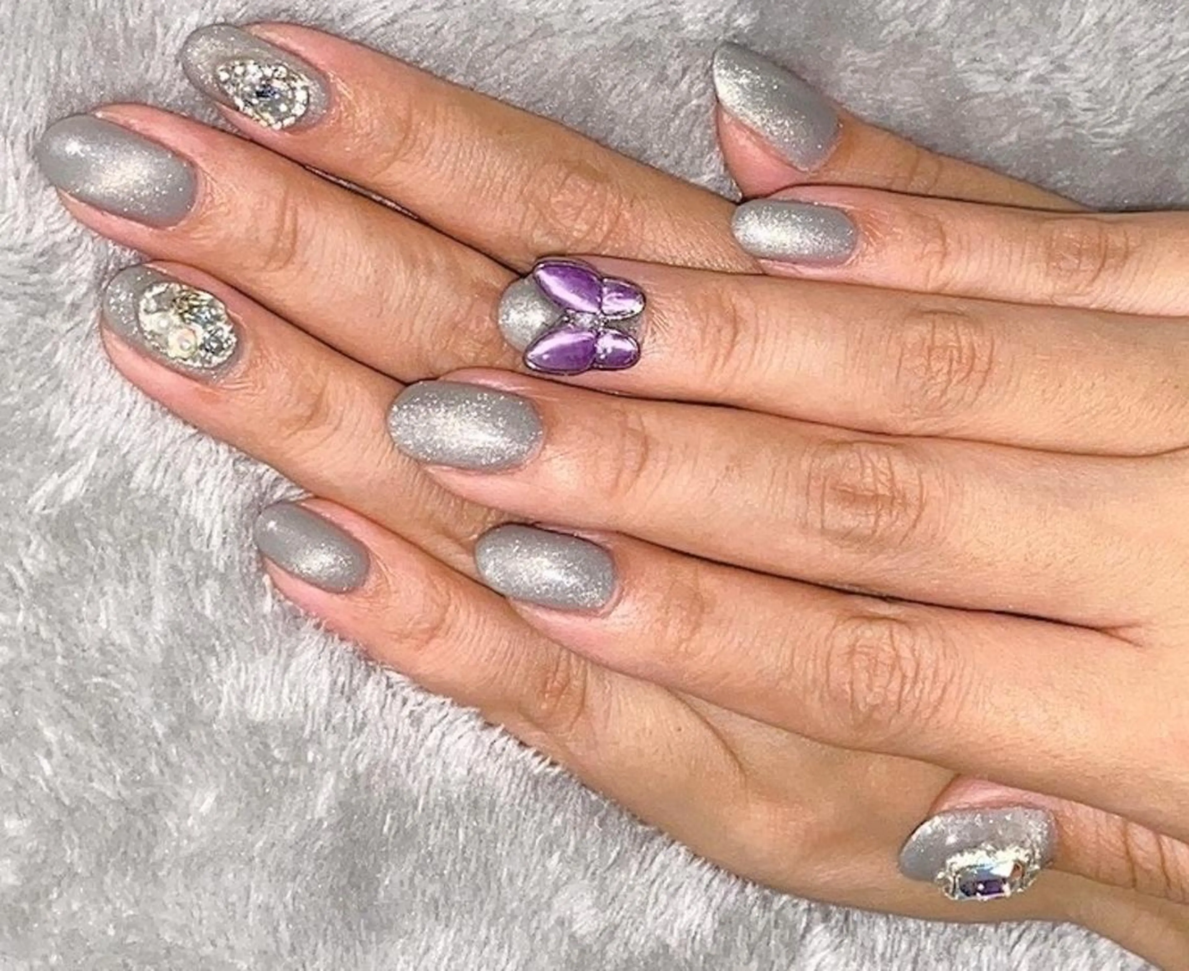 ネイル マグネットネイル ハンドネイル Nail SIRANGANAのネイルデザイン