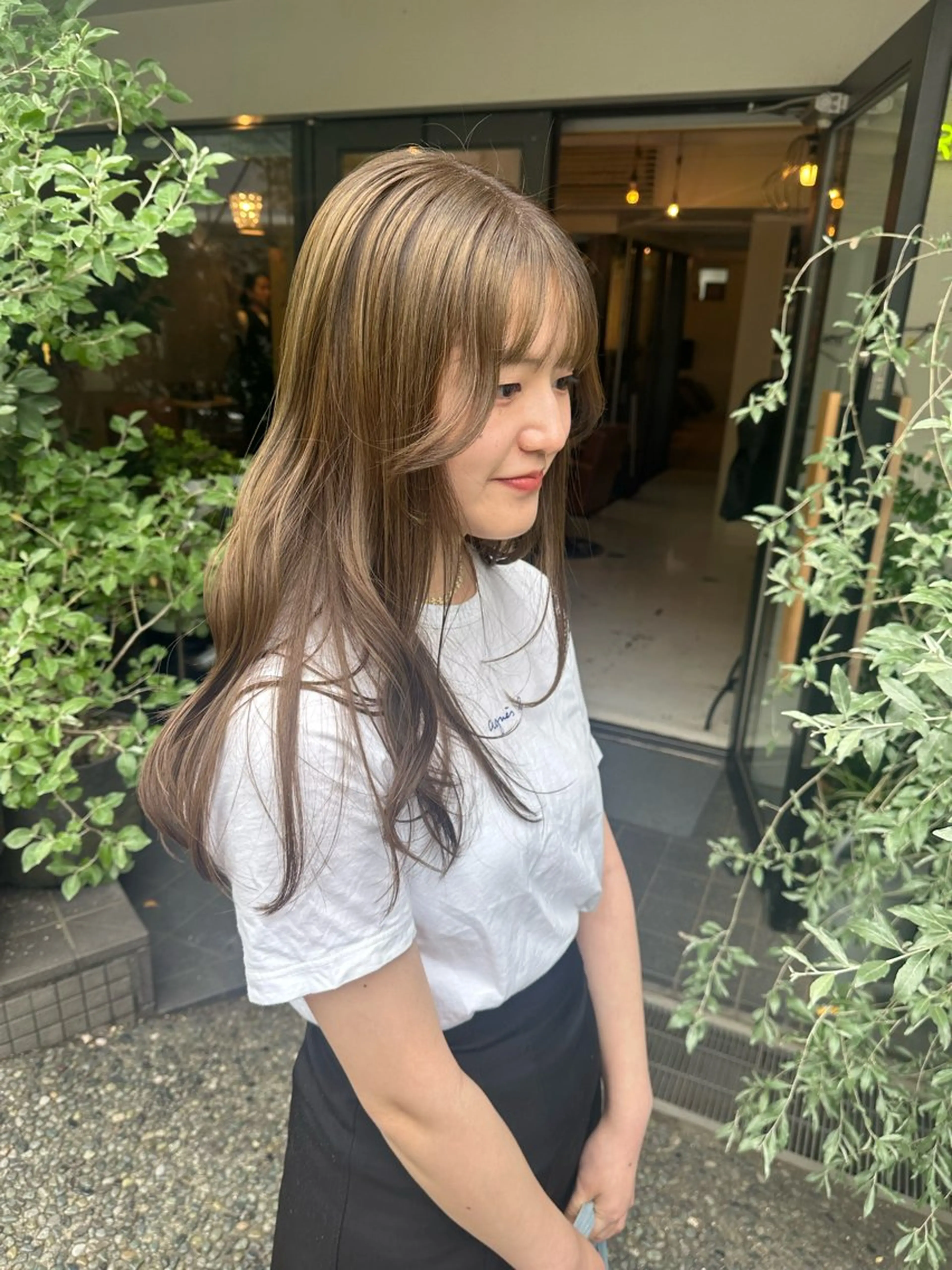 ロング カラー ヘアカラー トリートメント ✂︎岡根 京花✂︎のヘアスタイル