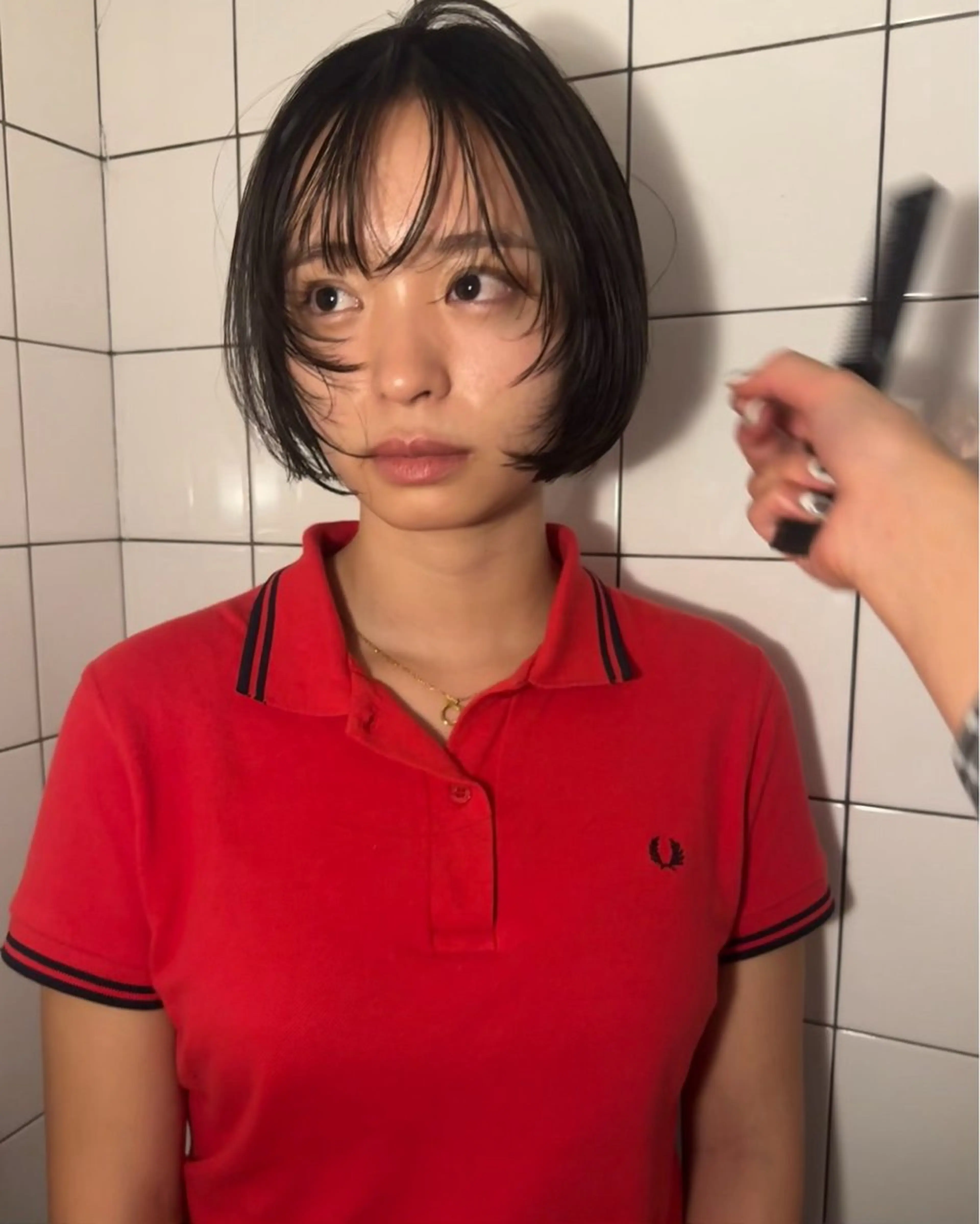 ショート 捺葵 @72tomi__のヘアスタイル