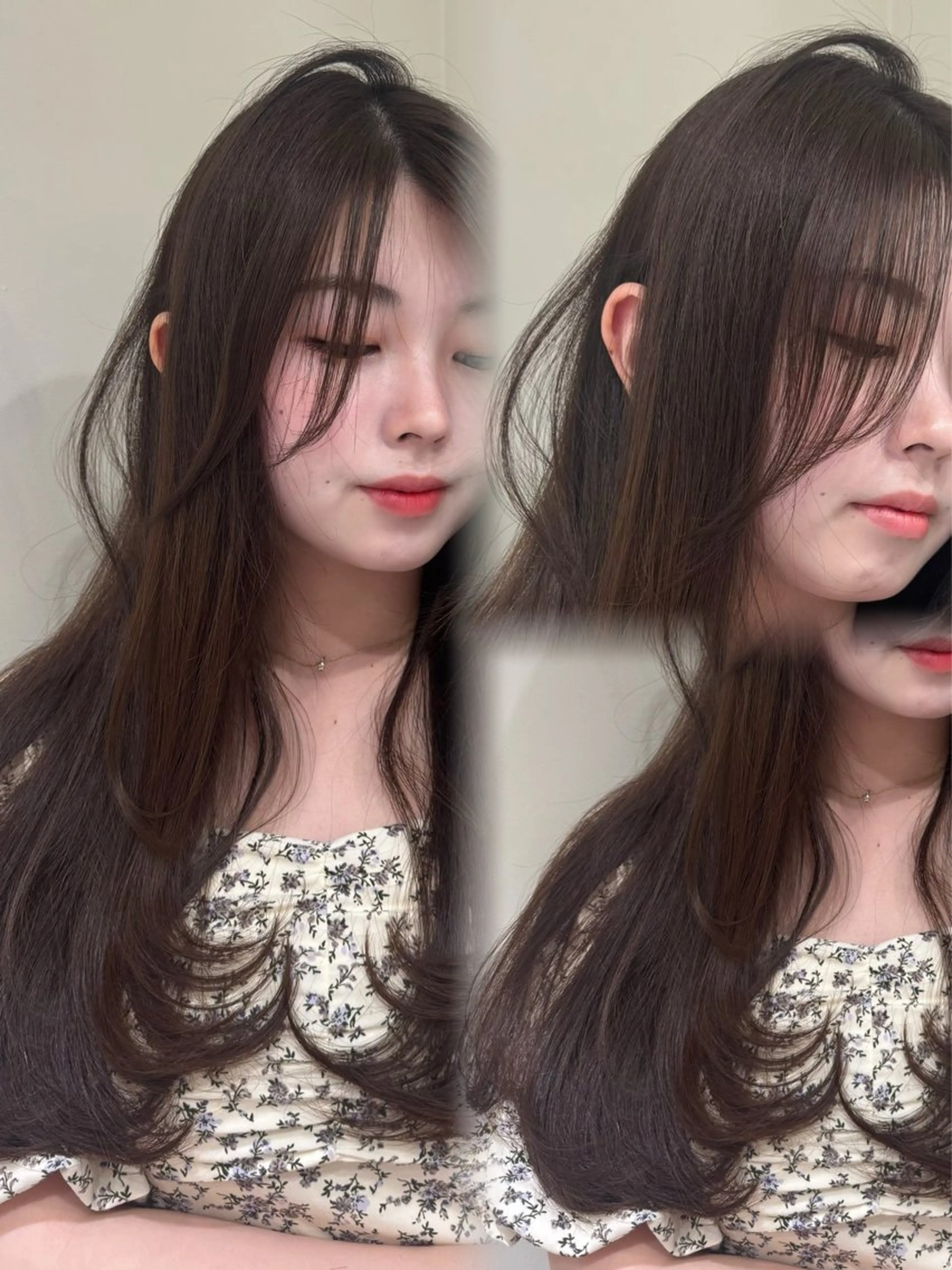 ロング 韓国レイヤー💋/ ワンホン/NANAのヘアスタイル