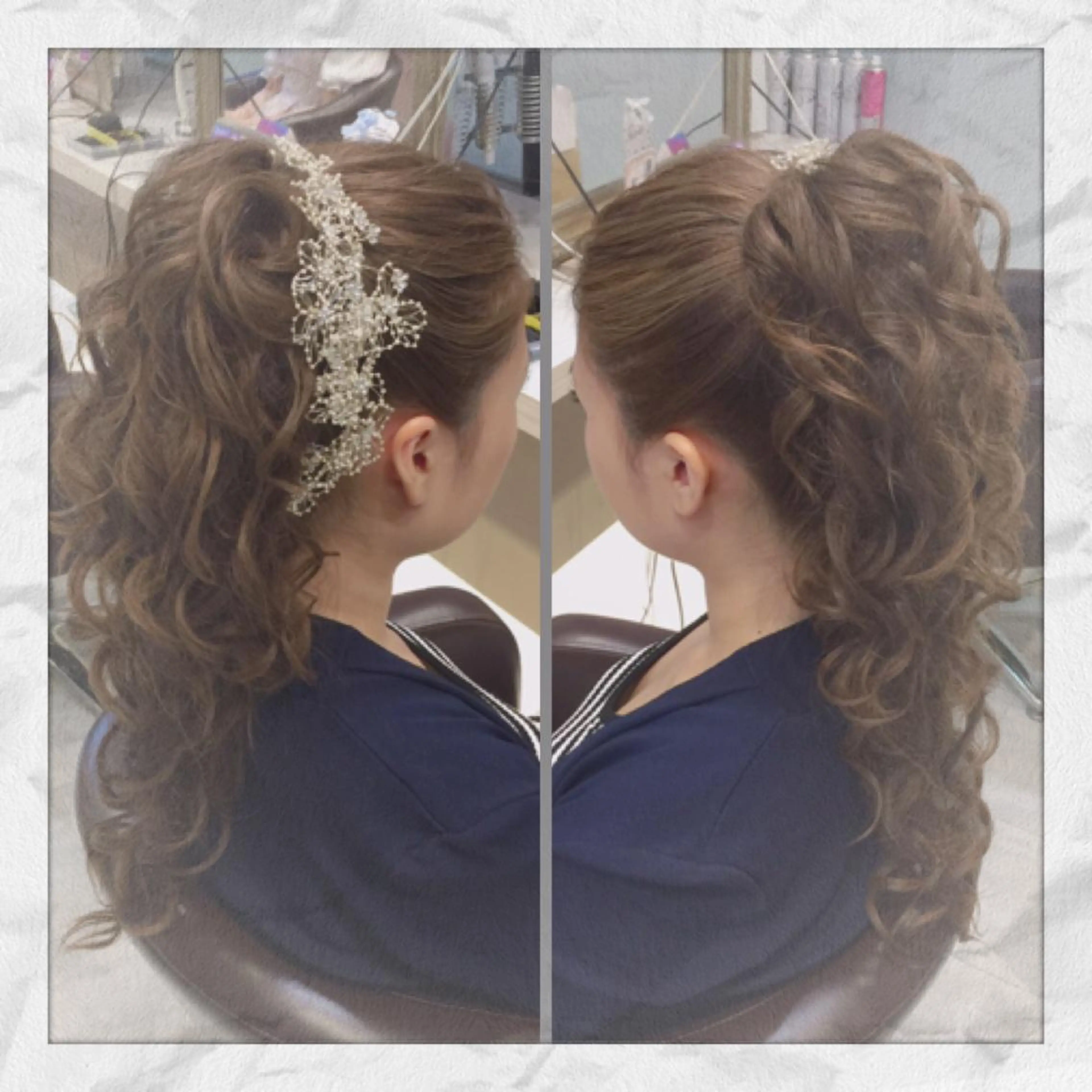 ロング ヘアアレンジ ヘアセット ヘアセット/着付け 𓇼 まつもと𓇼のその他イメージ