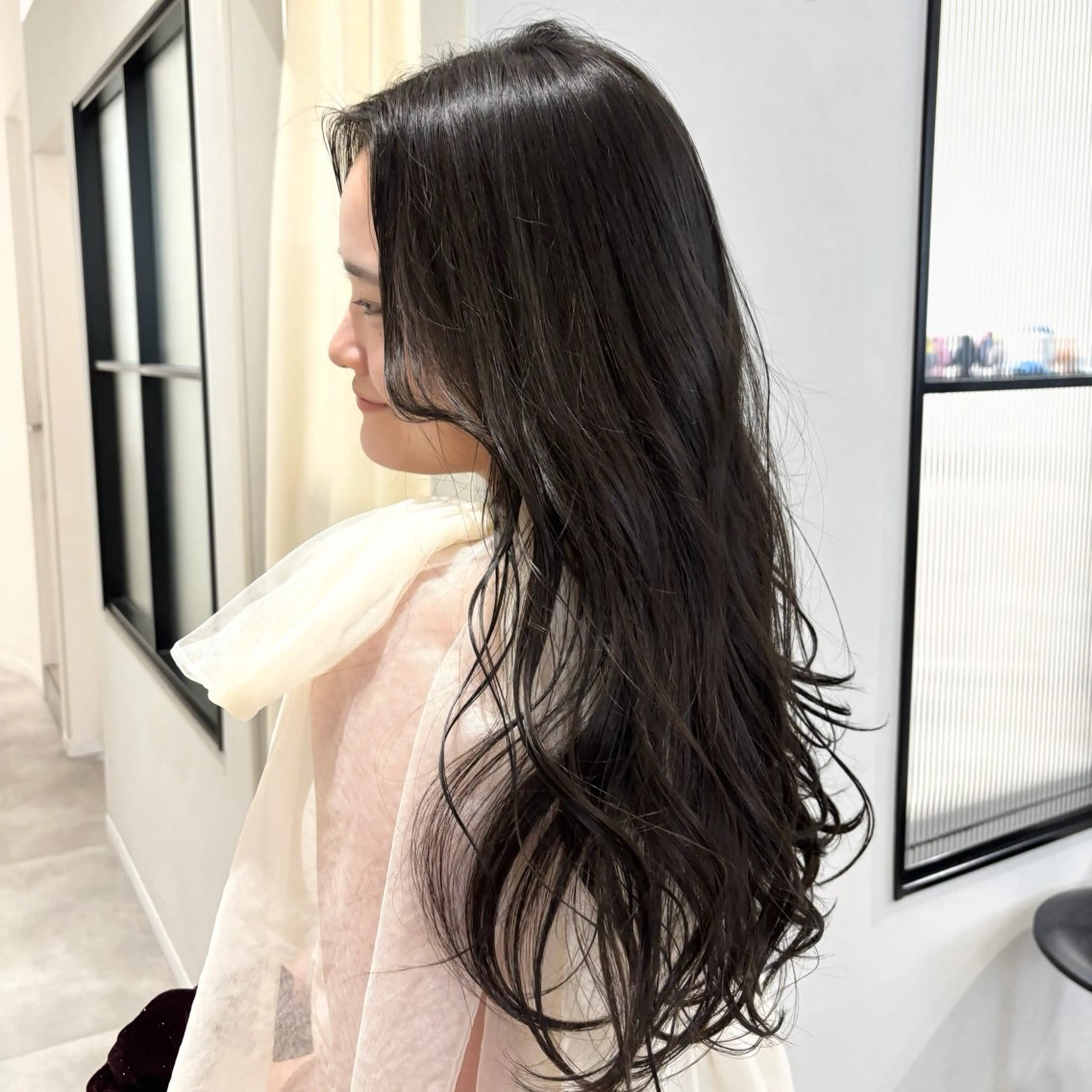 似合わせカット+透明感カラーの写真