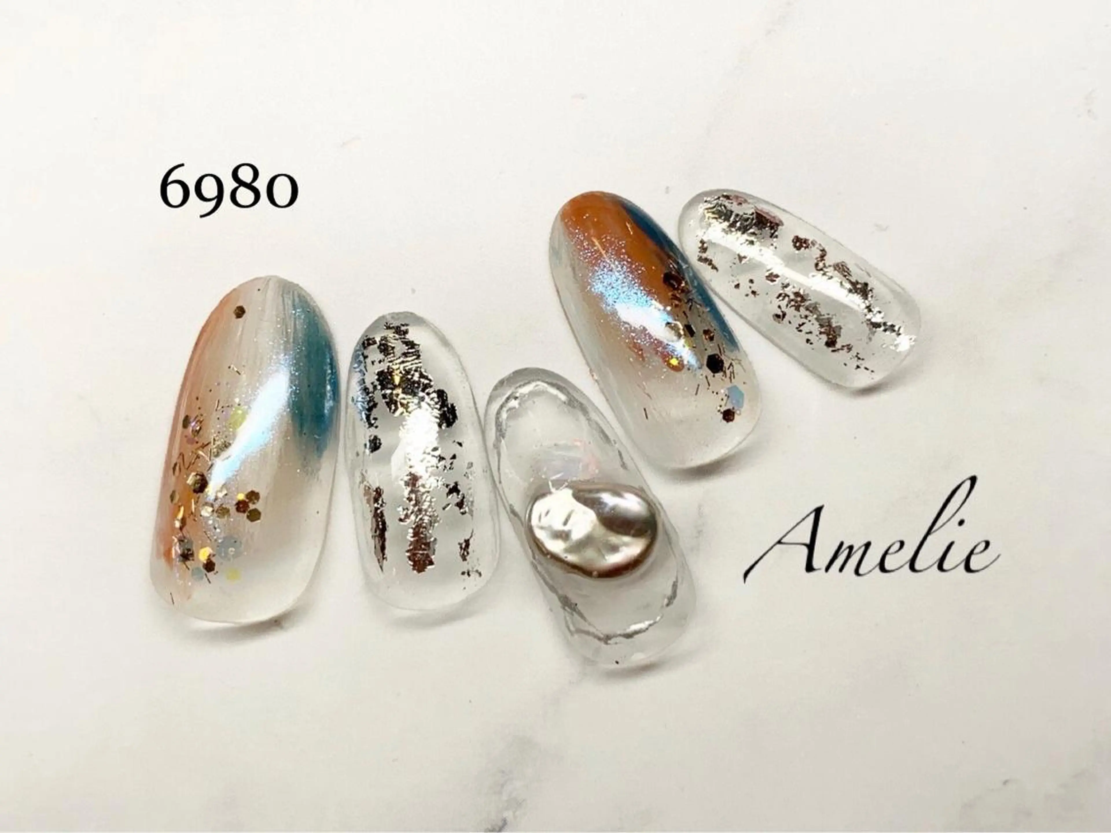 ネイル ハンドネイル いちじゅう あおいのネイルデザイン