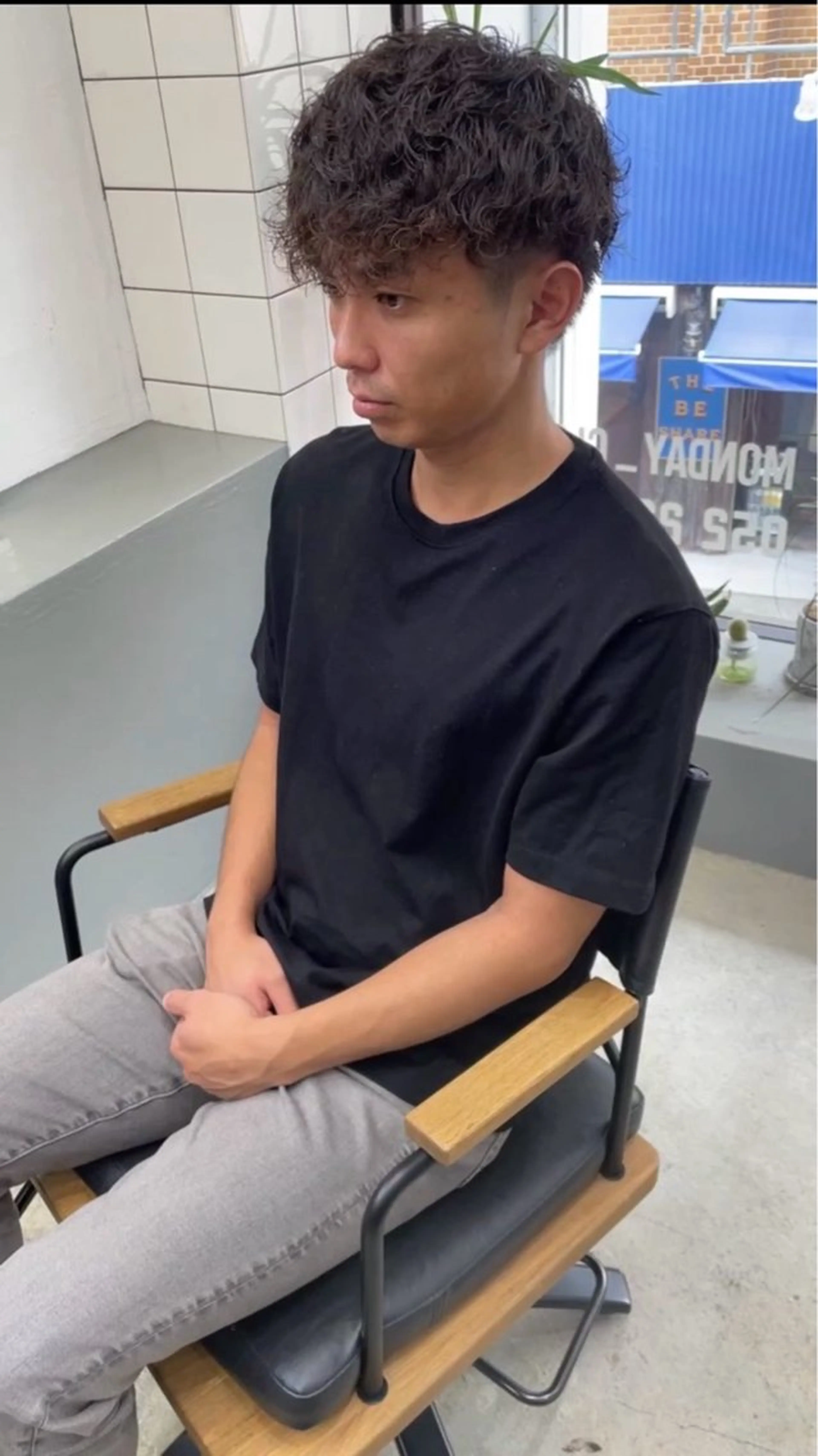 ショート パーマ メンズ メンズ専門サロン wokeのヘアスタイル