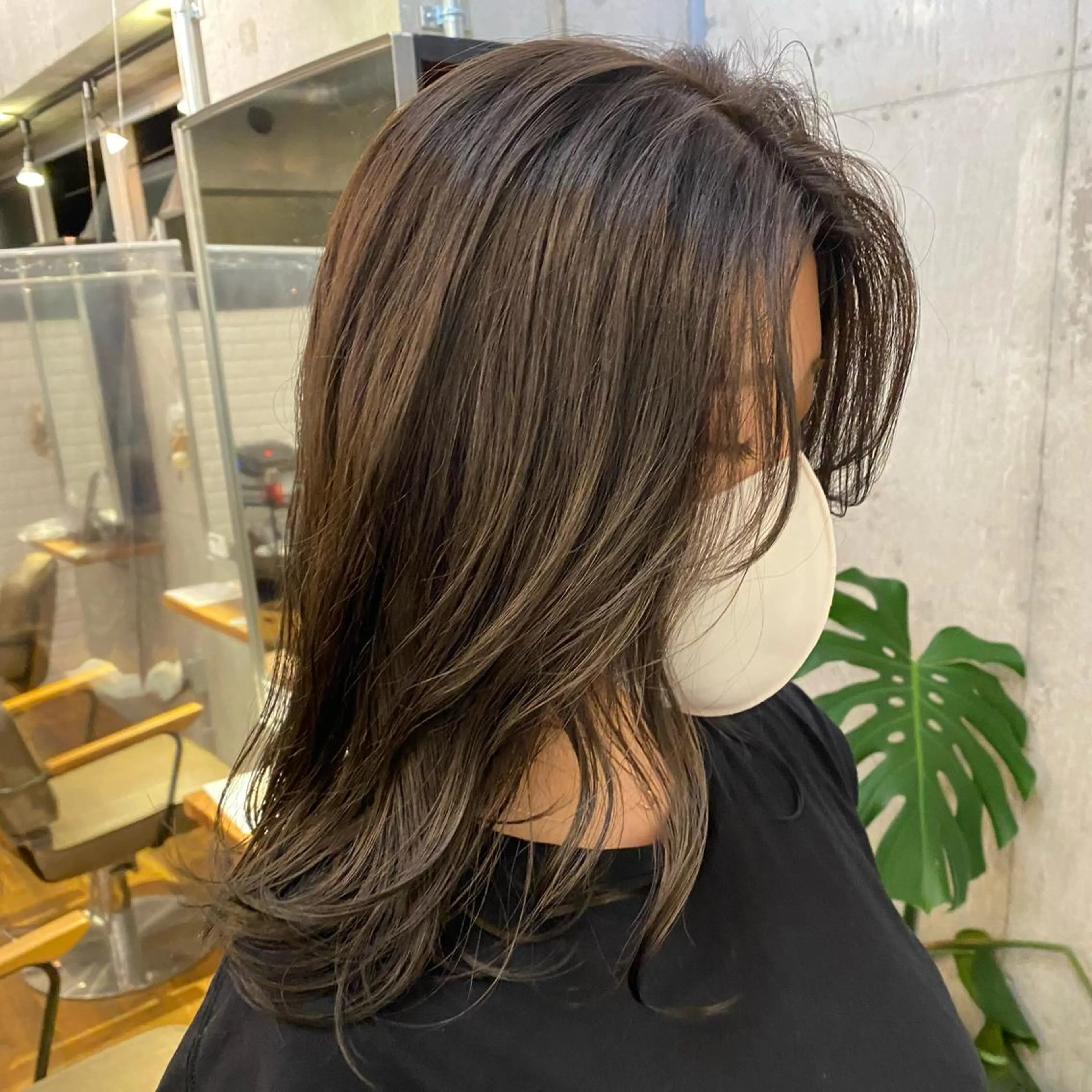 ミディアム アッシュ パーマ/ 🌿nanakoのヘアスタイル