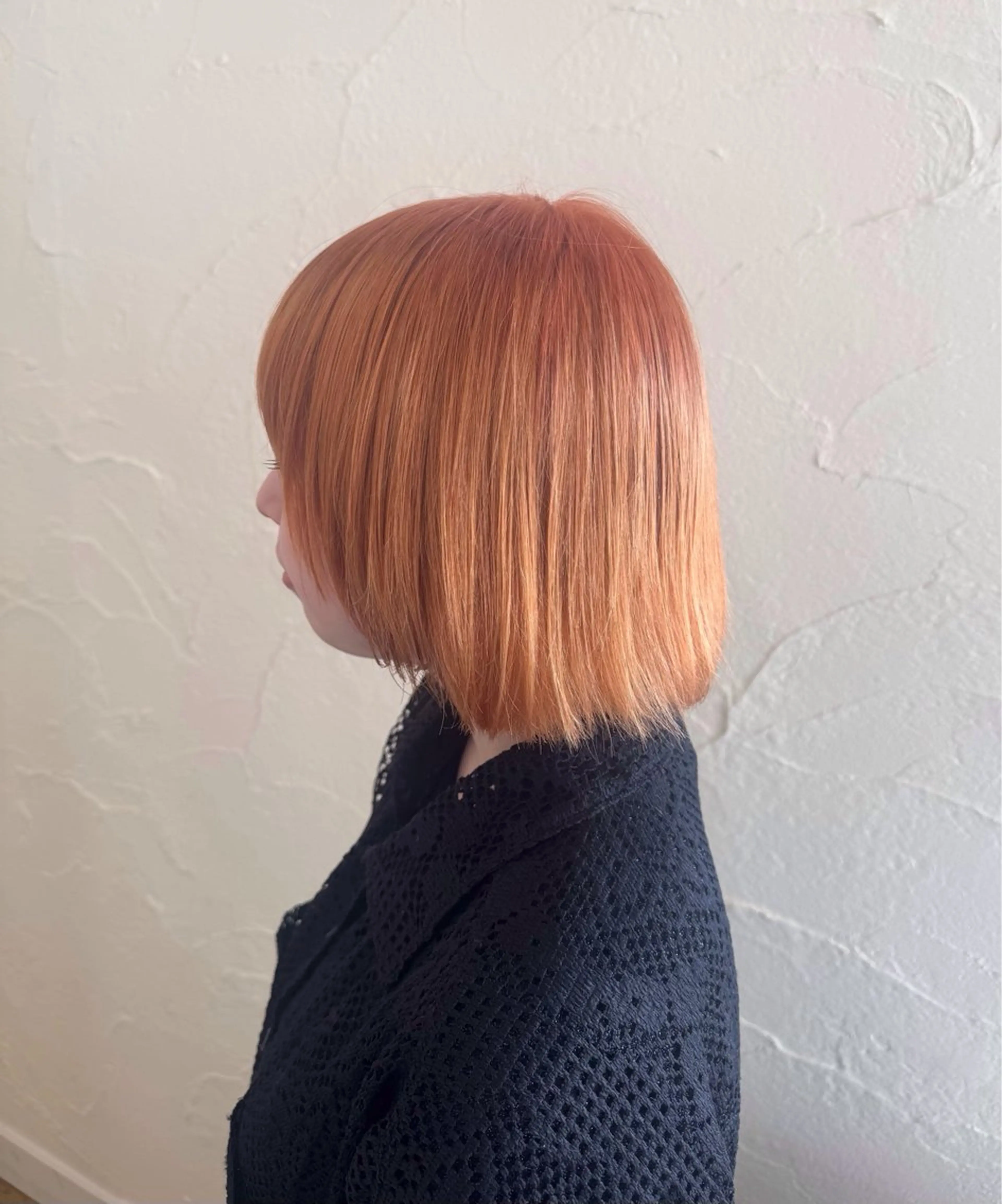 ミディアム カラー ヘアアレンジ オレンジ ヘアカラー hair musee所属・musée 柱店のヘアスタイル