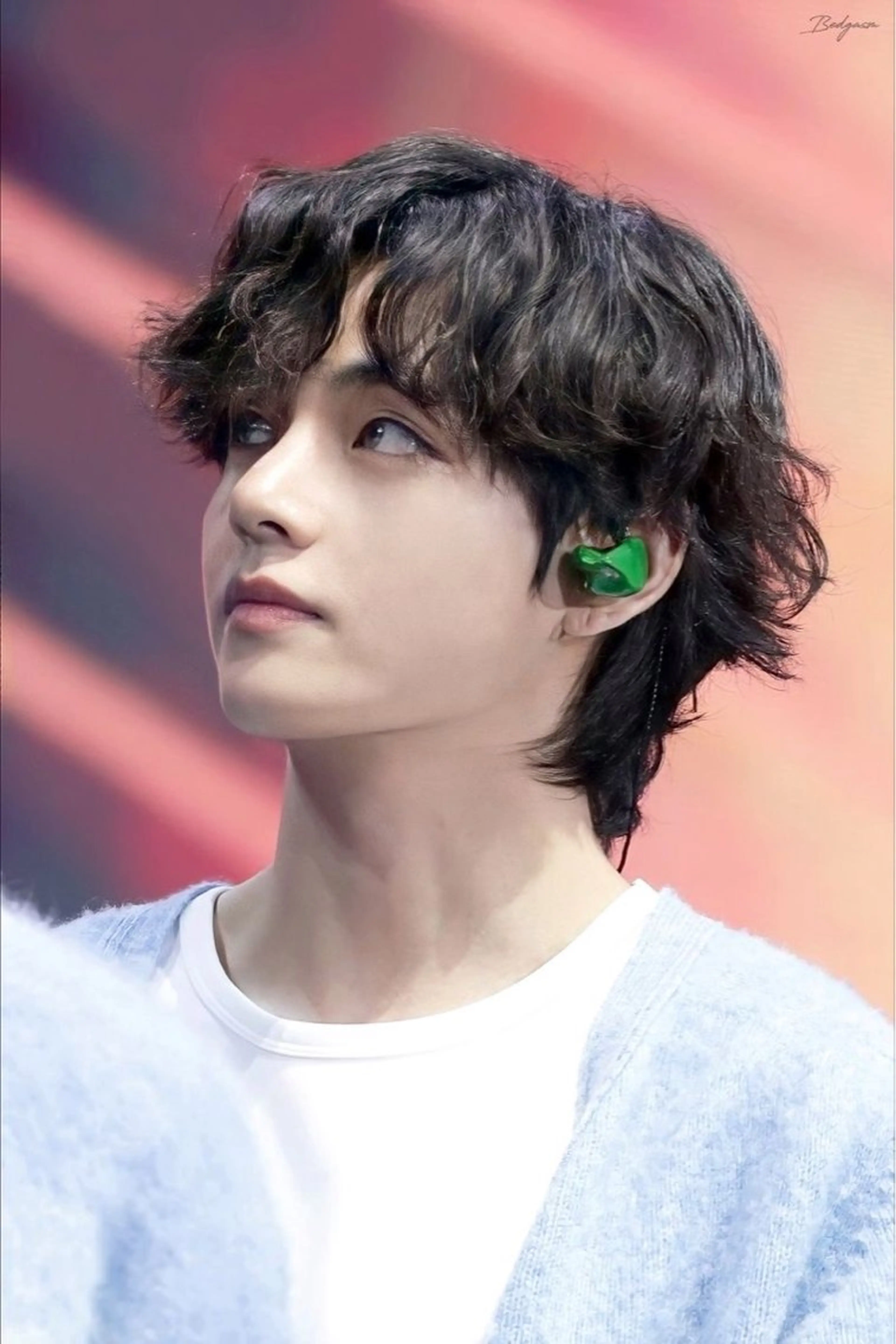 ミディアム パーマ メンズ 🫧🇰🇷韓国ヘア レイヤー🐺Yutaのヘアスタイル