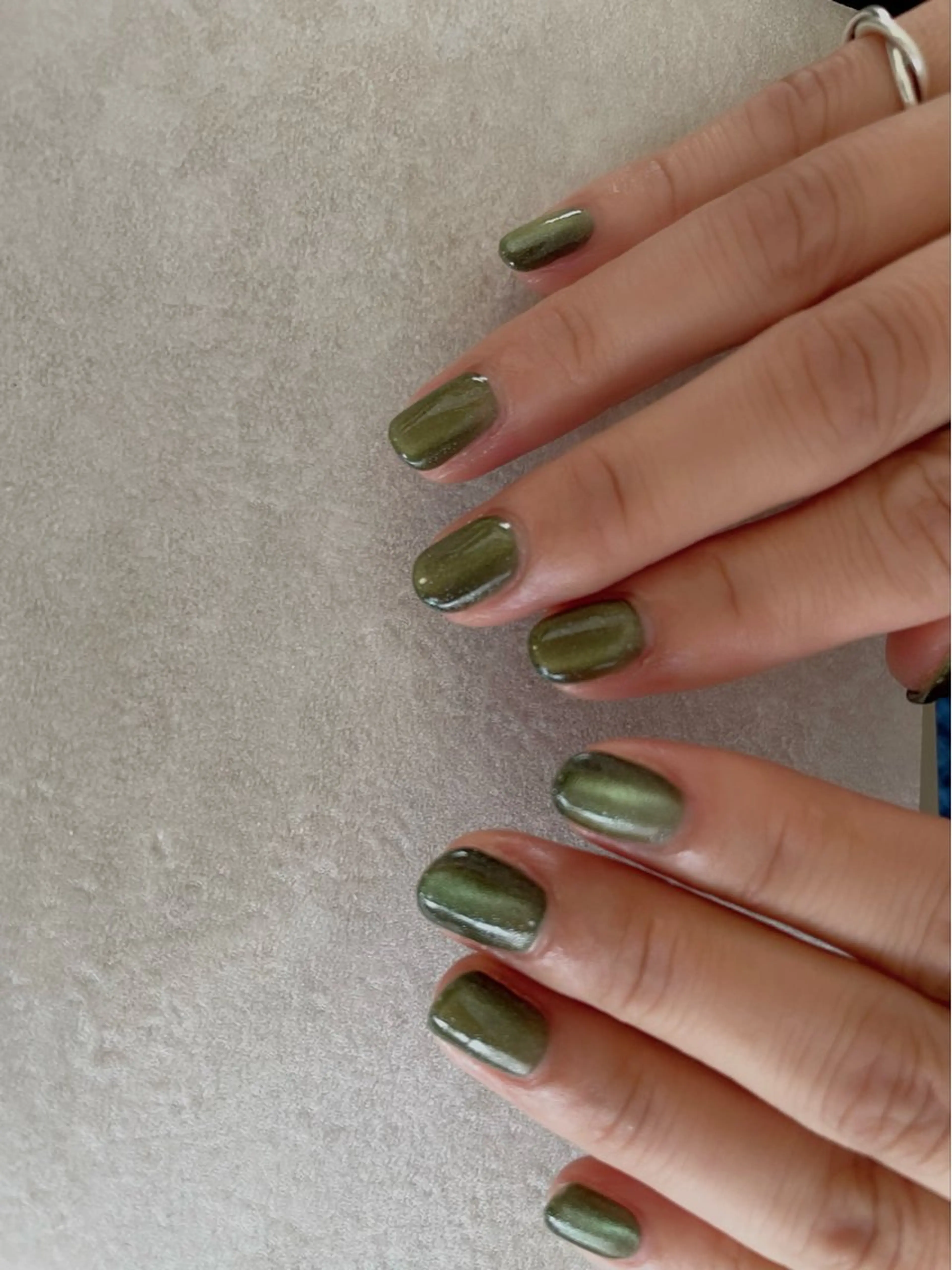 ネイル ジェルネイル マグネットネイル ニュアンスネイル ハンドネイル "achoe" コエ HARUNAのネイルデザイン