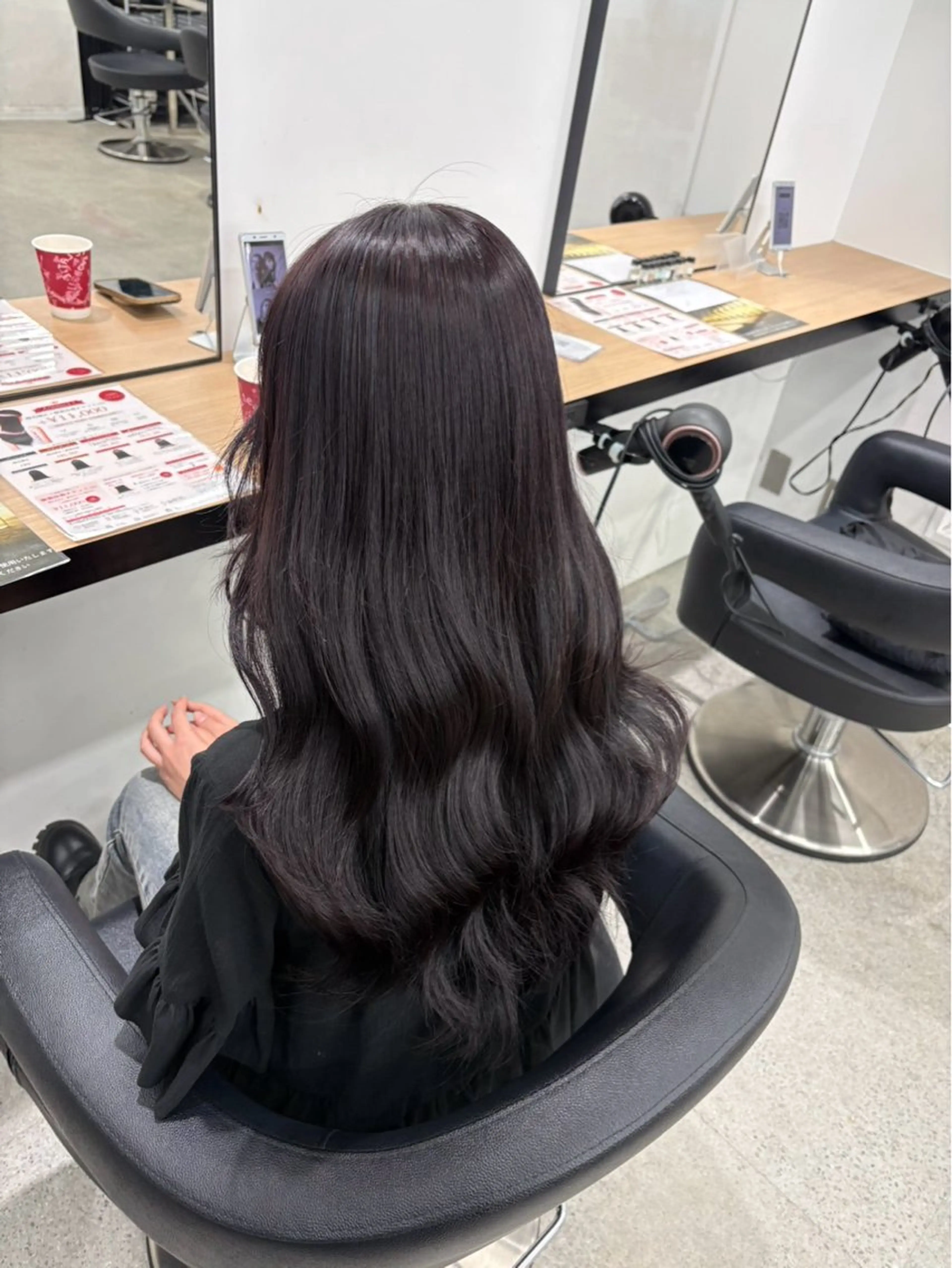ロング ヘアカラー miku/ラベンダー 透明感カラー🪻❤︎のヘアスタイル