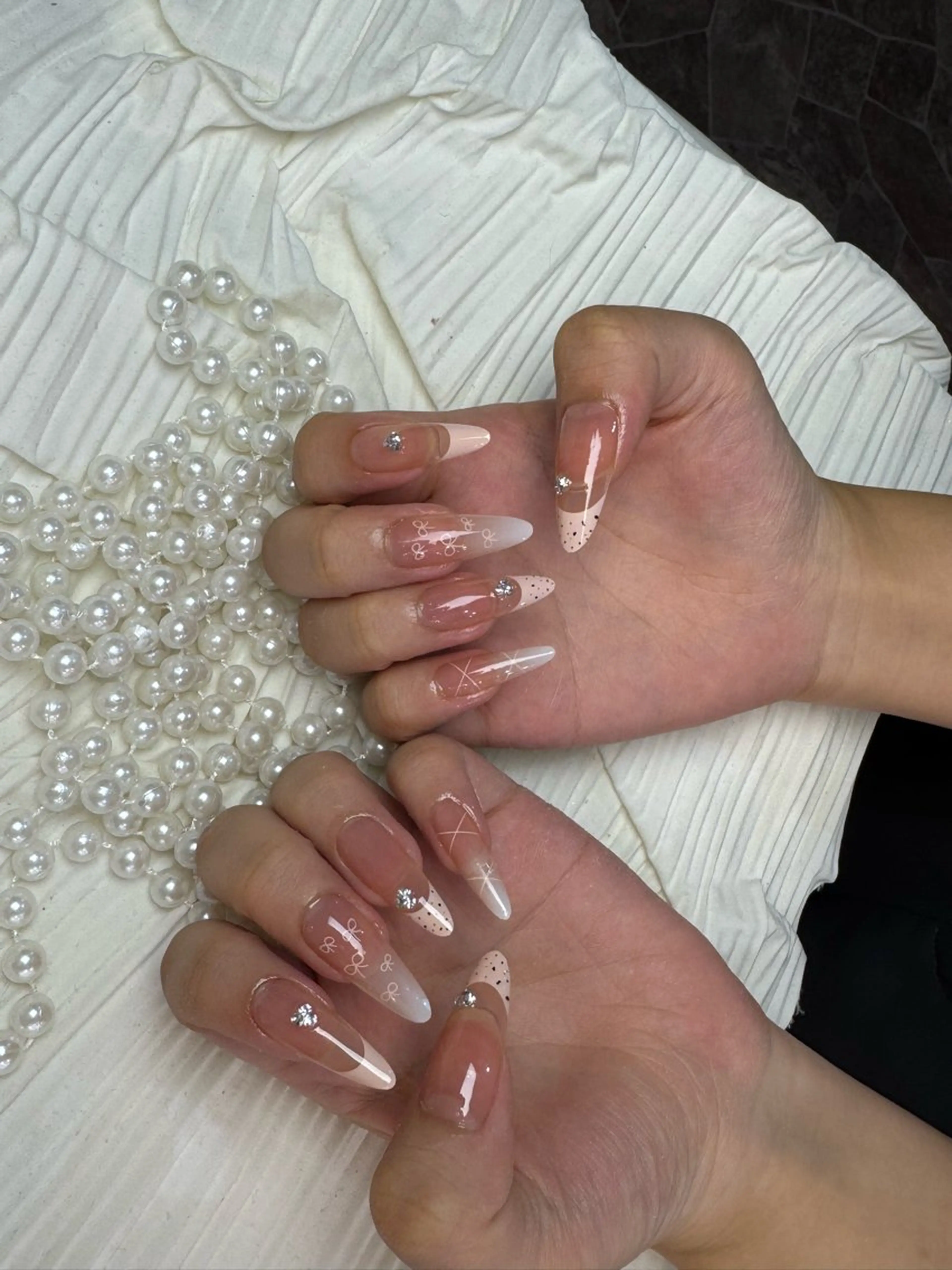 ネイル アートネイル フットネイル ジェルネイル ハート マグネットネイル Babarla　Nail　Salon所属・babarla Nailのネイルデザイン