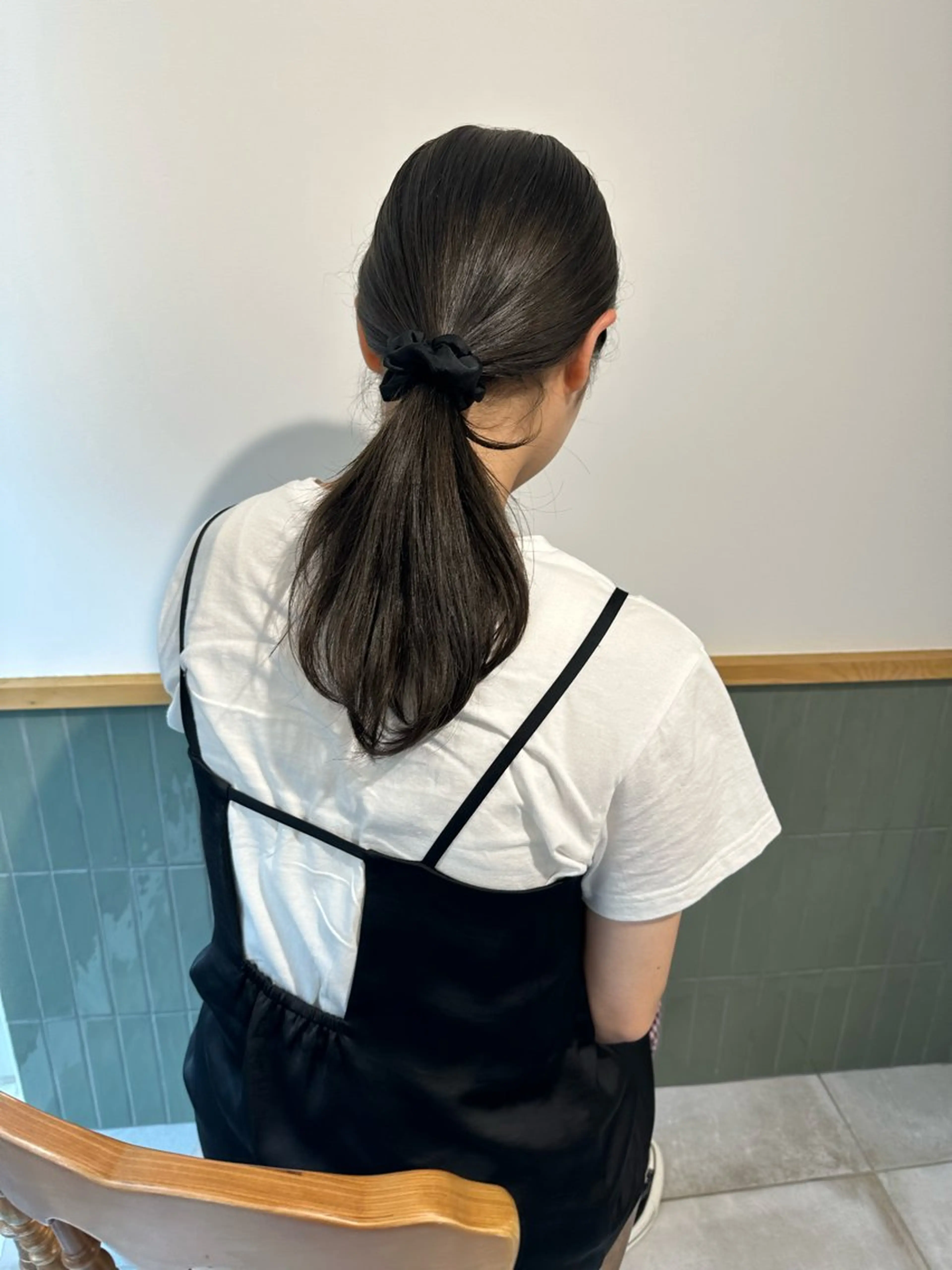 セミロング カラー キッズ ヘアカラー トリートメント オトナヘア🌸 harukaのヘアスタイル