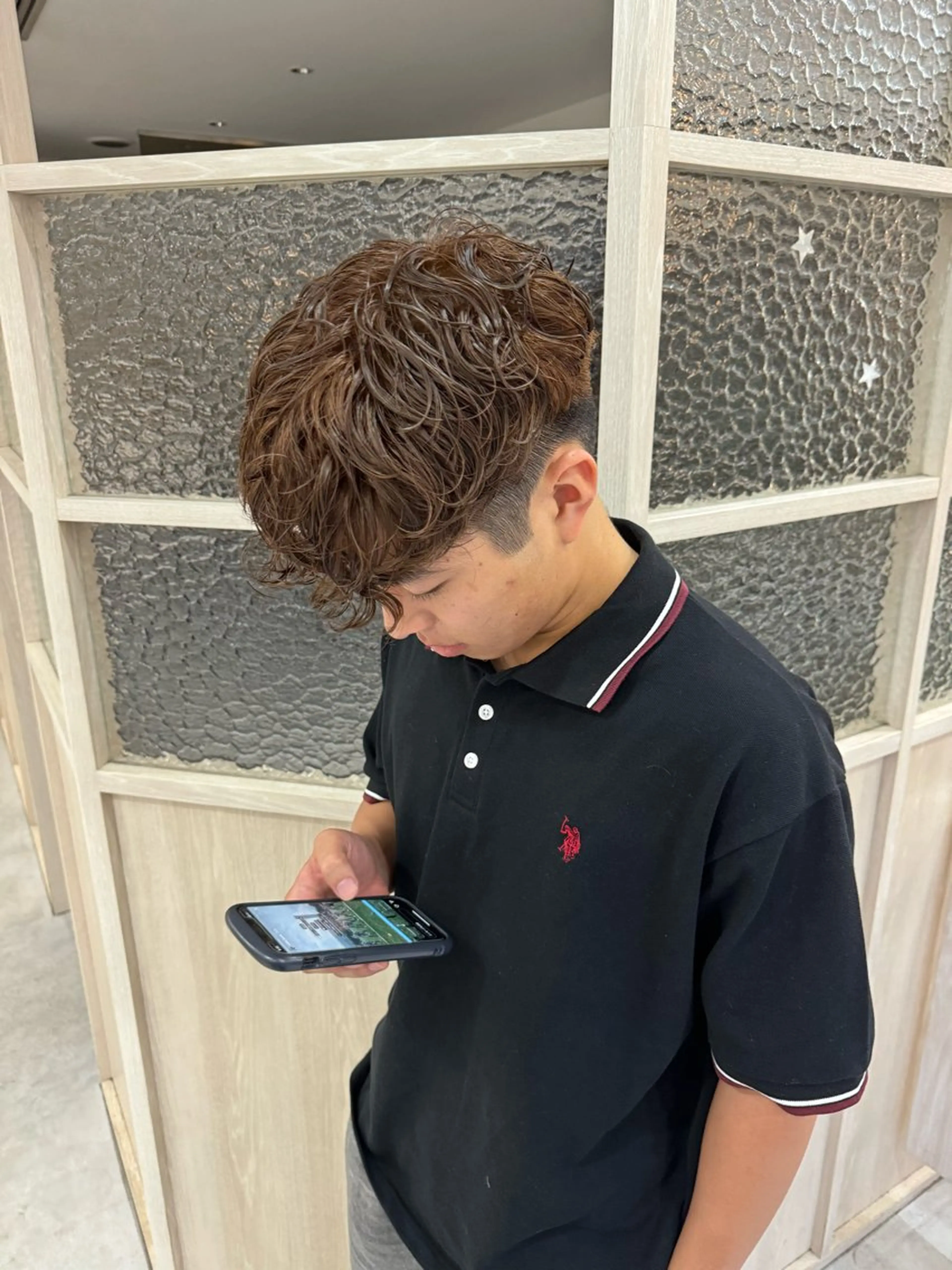 メンズ限定 カット+パーマの写真