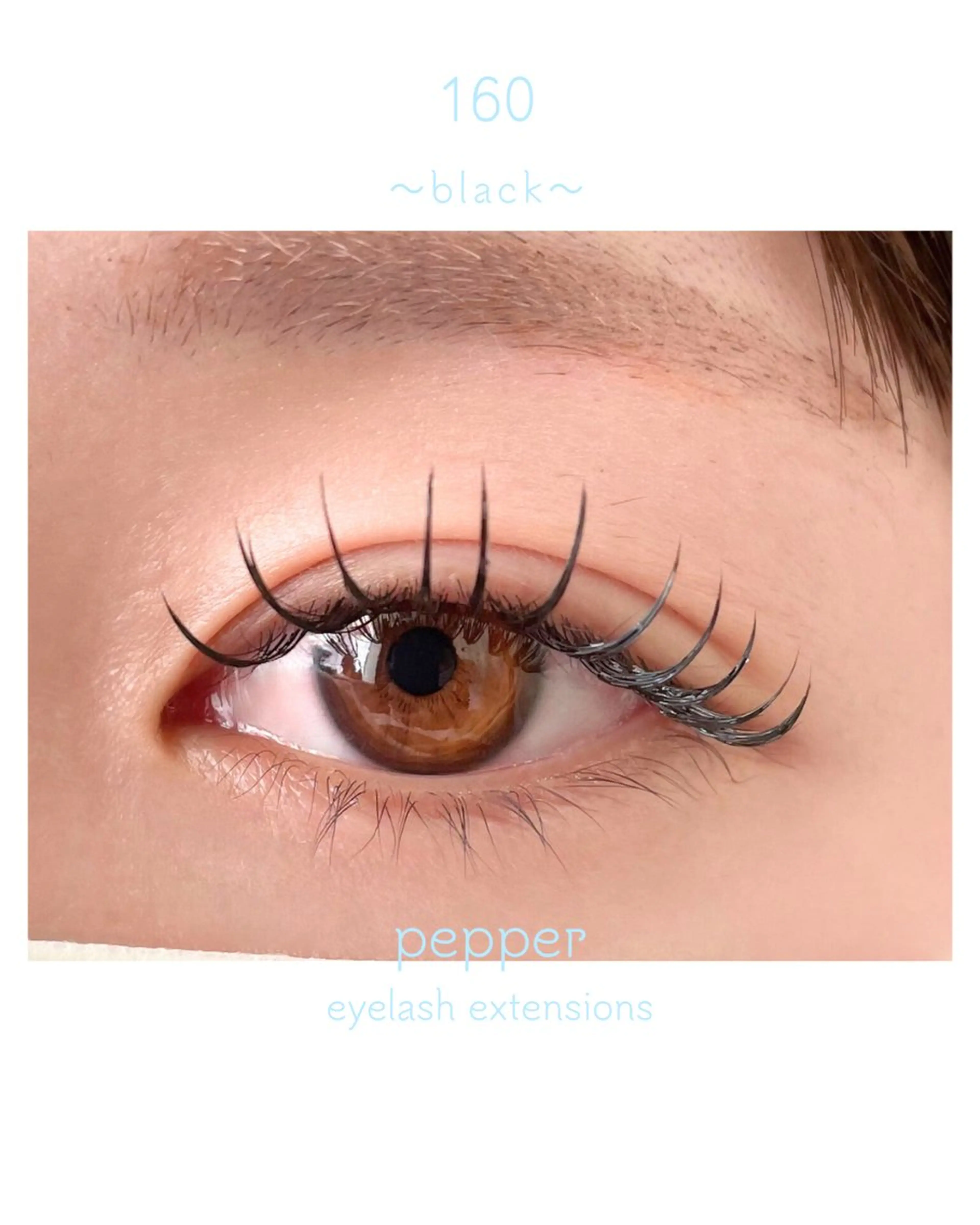 【マツエク】ダブルフラット​〜​160束までオフ込みの写真