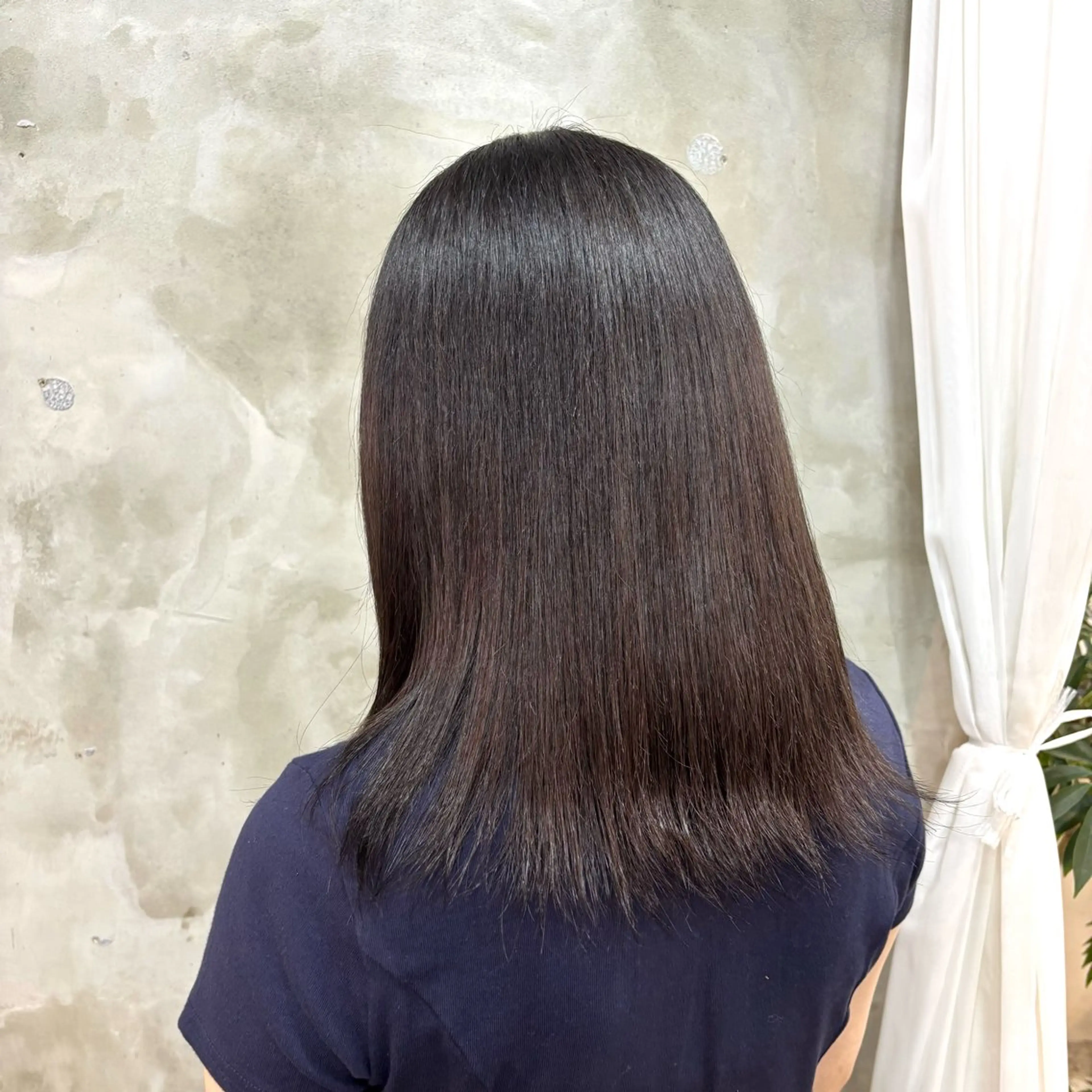 ミディアム カラー 艶髪‎カラー🤍 RIKAのヘアスタイル