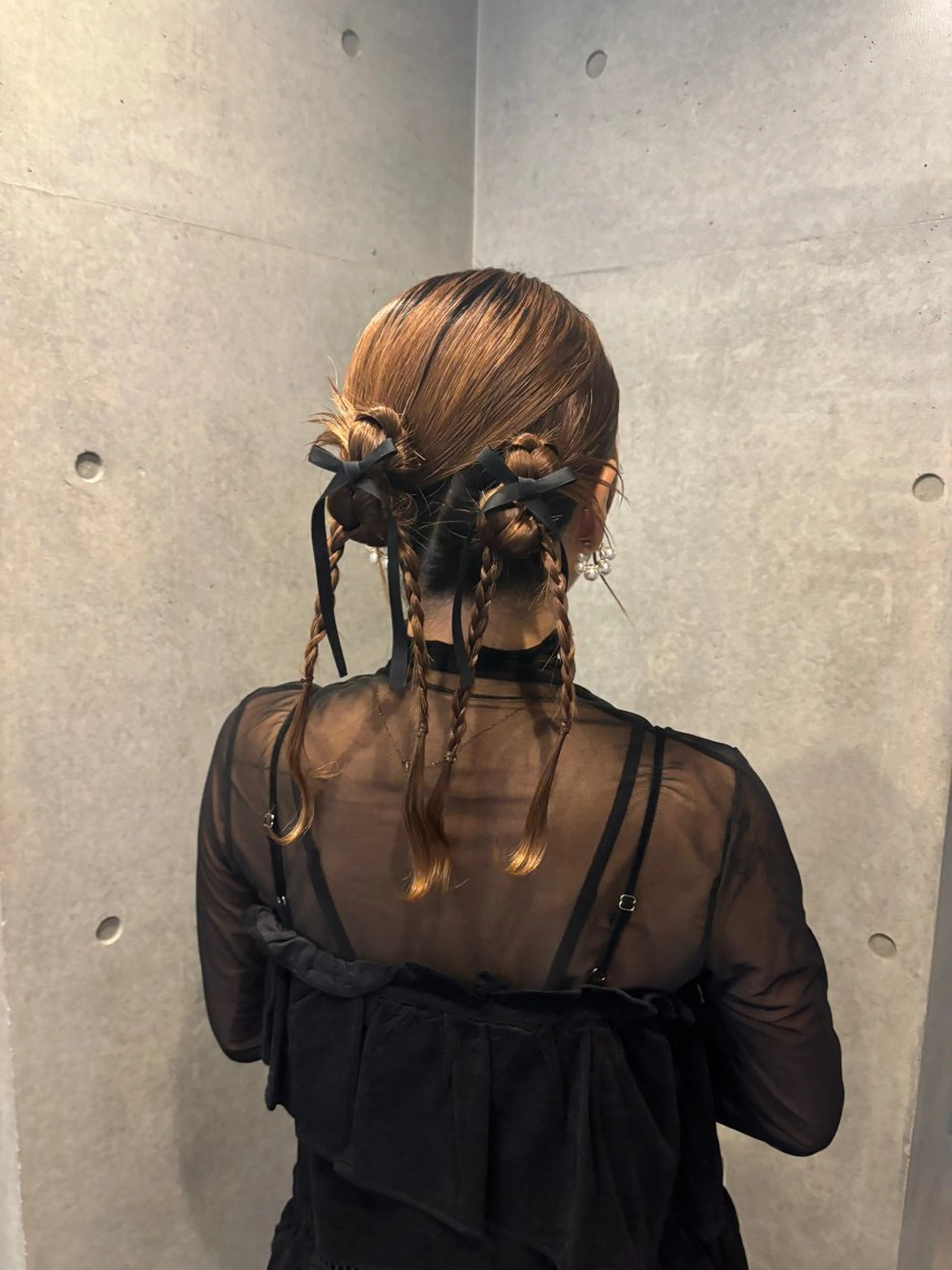 ロング ヘアアレンジ ヘアセット noa ☪︎のヘアスタイル