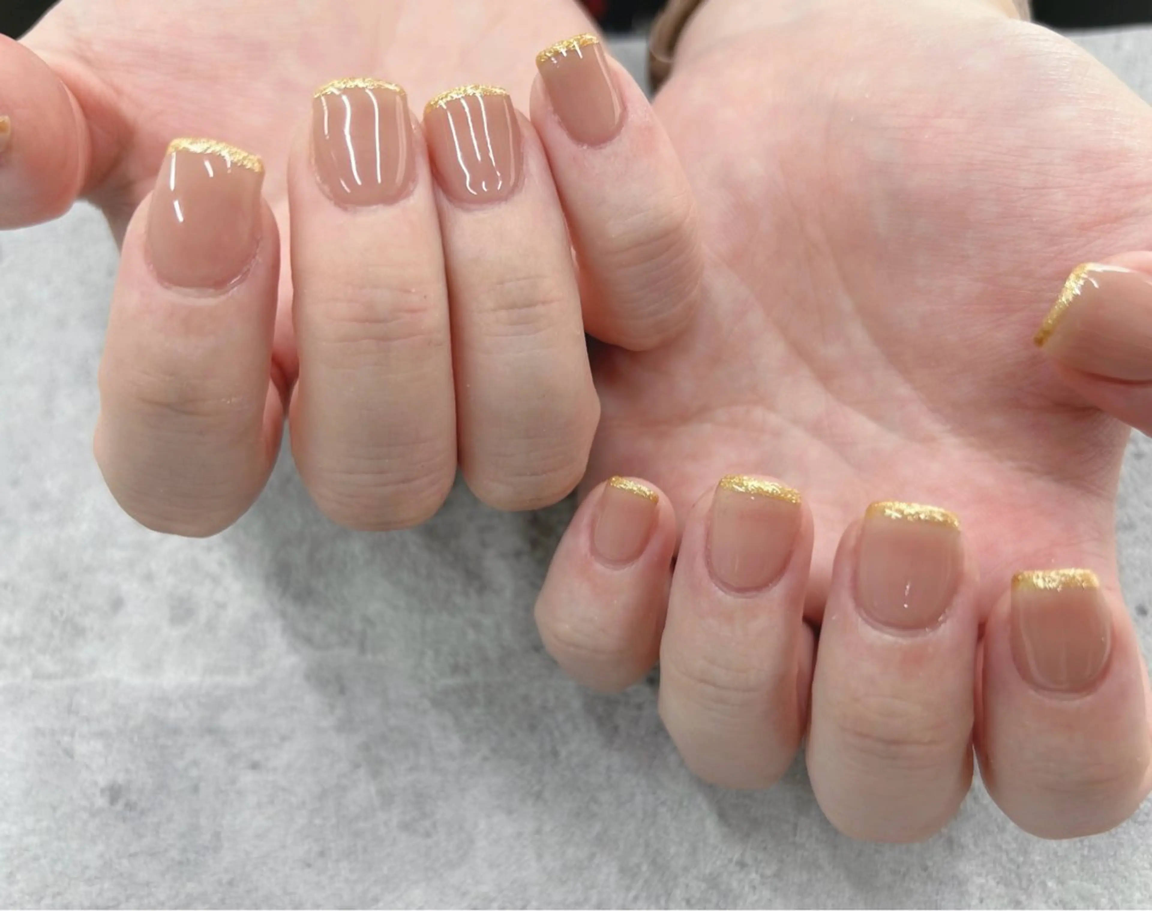 ネイル フレンチネイル ハンドネイル agré ネイルサロン　アグレのネイルデザイン