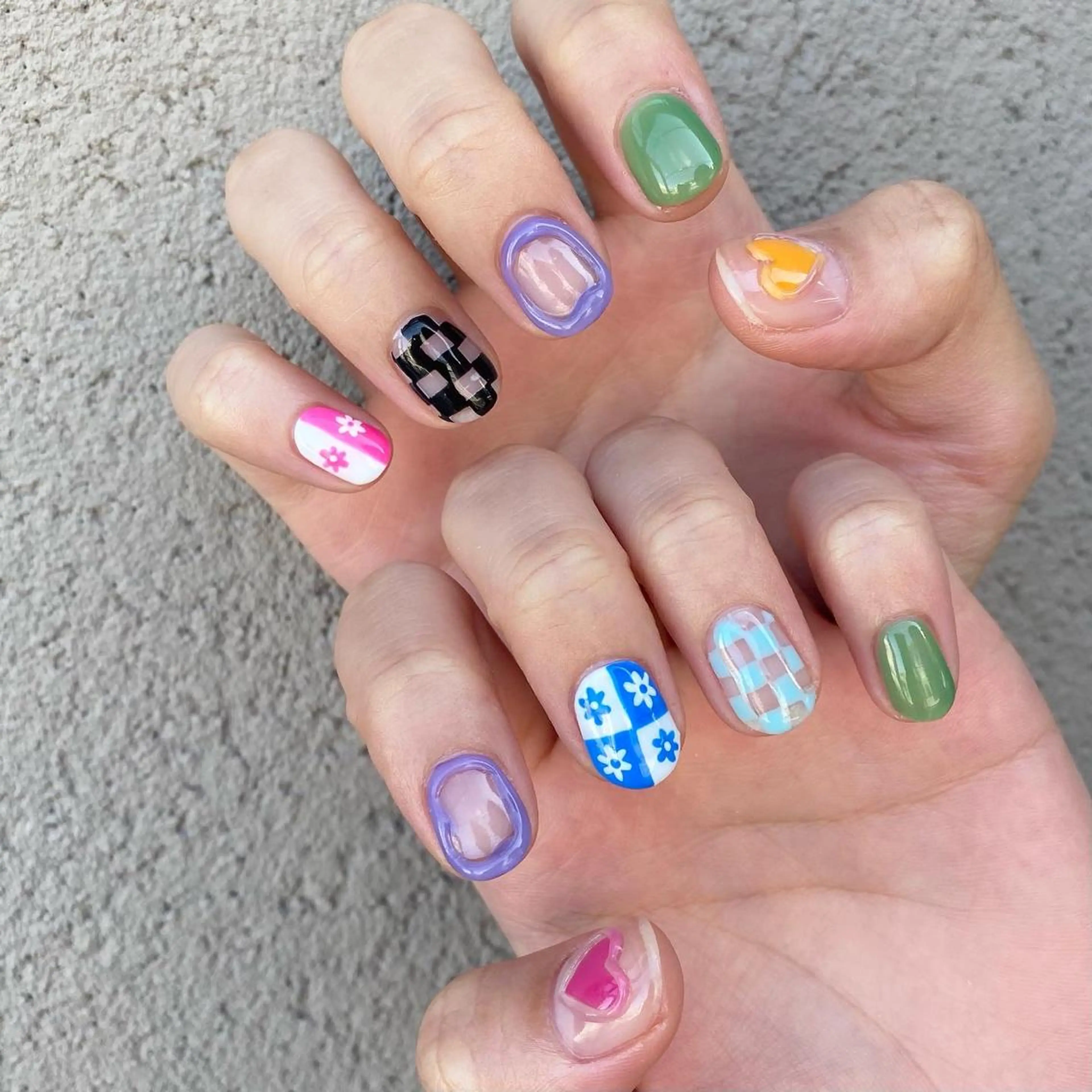 ネイル アートネイル ネイルチップ ハンドネイル Nail Adore.のネイルデザイン